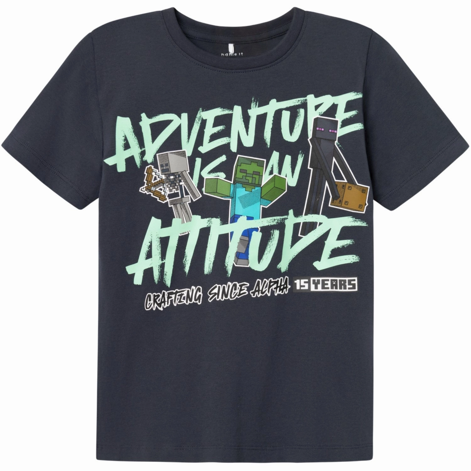 Name It India Ink Marlol Minecraft T-Shirt EthicalProduction Comfort Fit