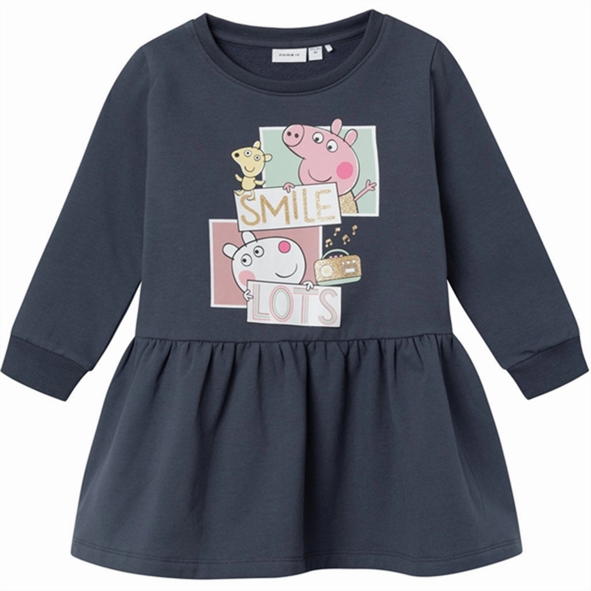 Stylish Design Soft Pleats Name it India Ink Namma Peppa Pig Sweat Dress