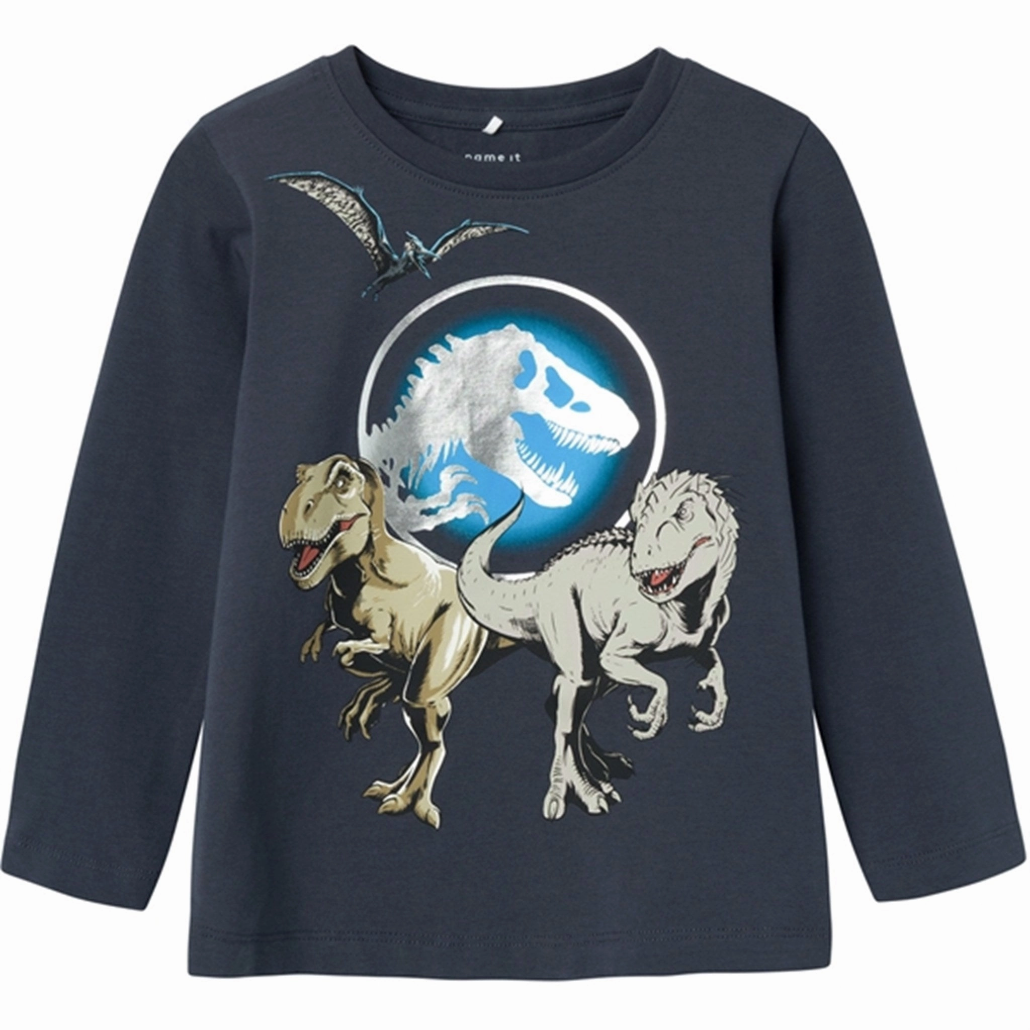 Non Restrictive Armhole Name it India Ink Nata Jurassic Blouse