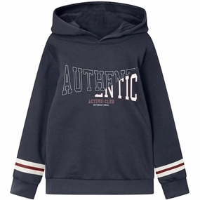 Stylish Detail Flexible Hood Structure Name it India Ink Rarme Sweatshirt