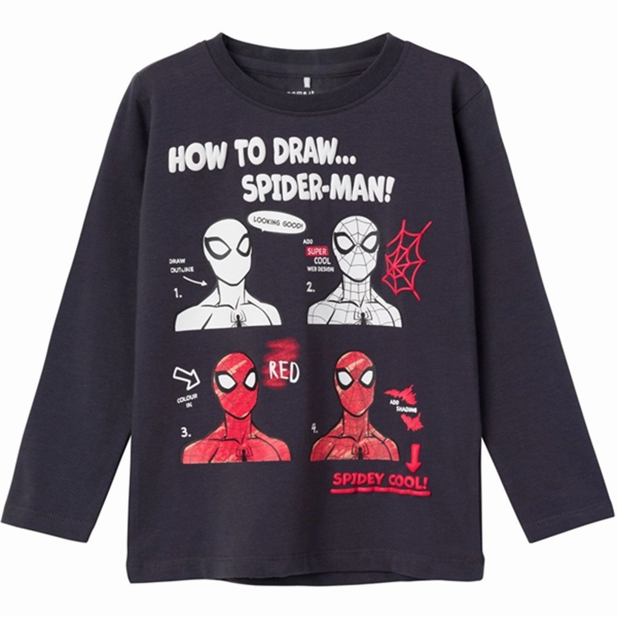 Metallic Finish Name it India Ink Sepp Spiderman Blouse