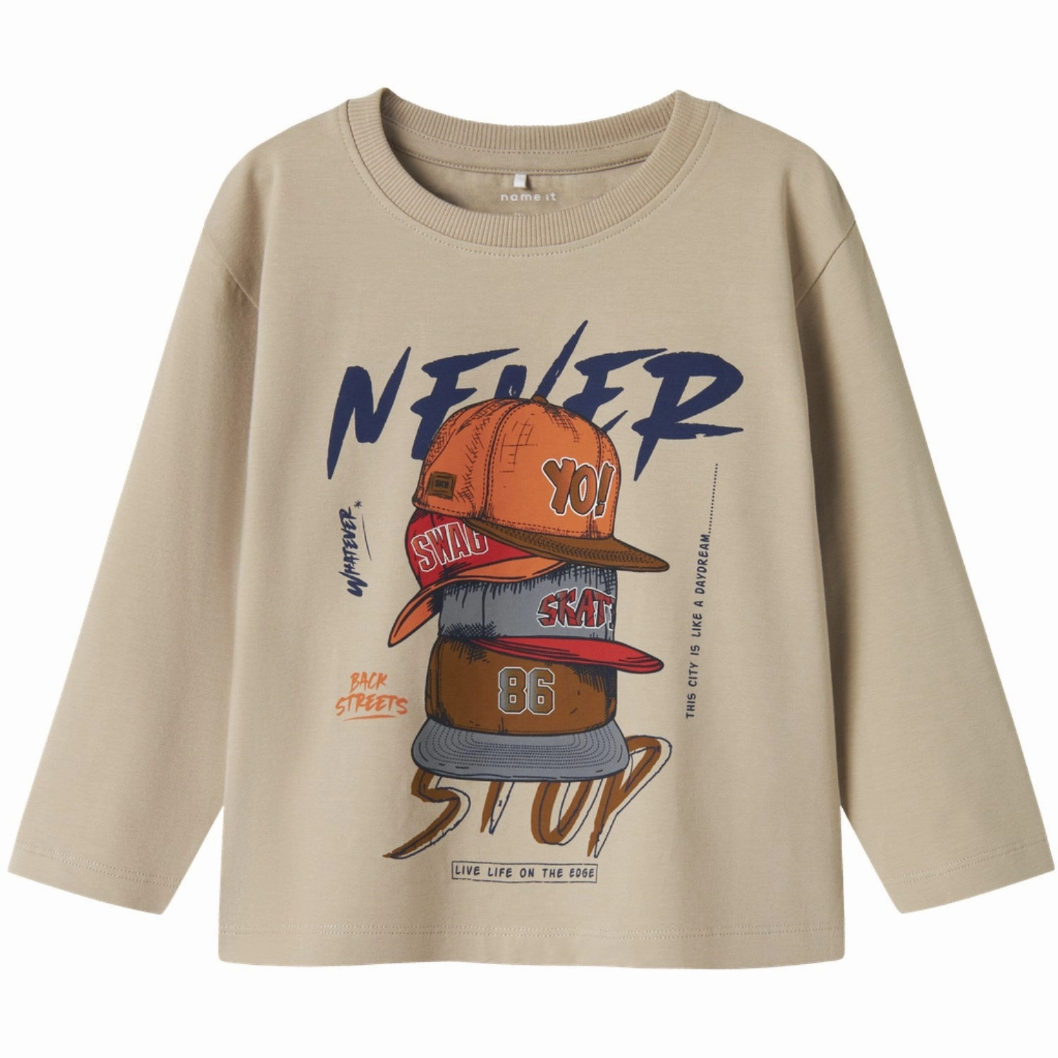 Bold Print Fashion staples Name It Island Fossil Nmmniko Ls Nreg Top Box