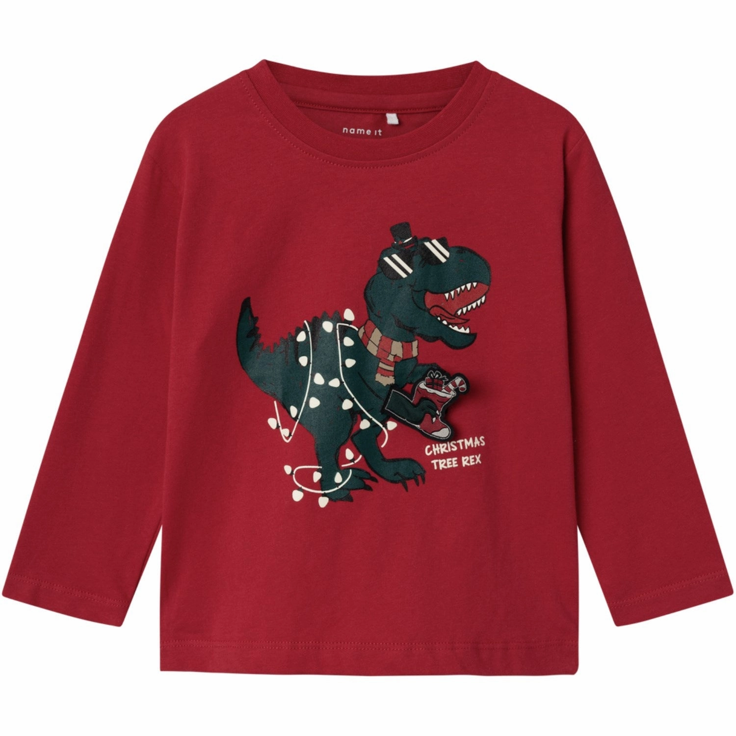 Name It Jester Red Rcandy Regular Blouse Holiday Travel Stretch Material