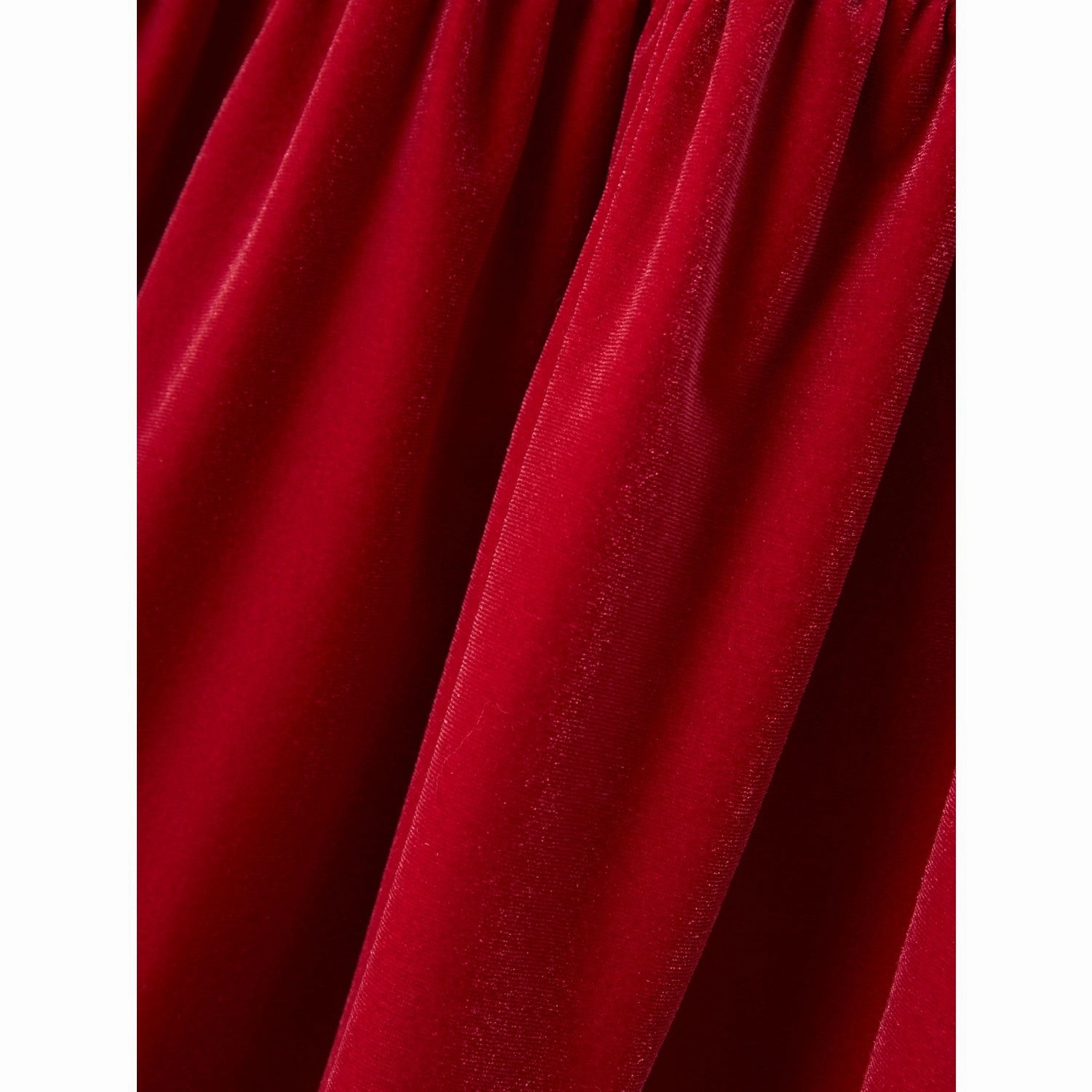 Clean Base Name It Jester Red Rinna Velour Dress