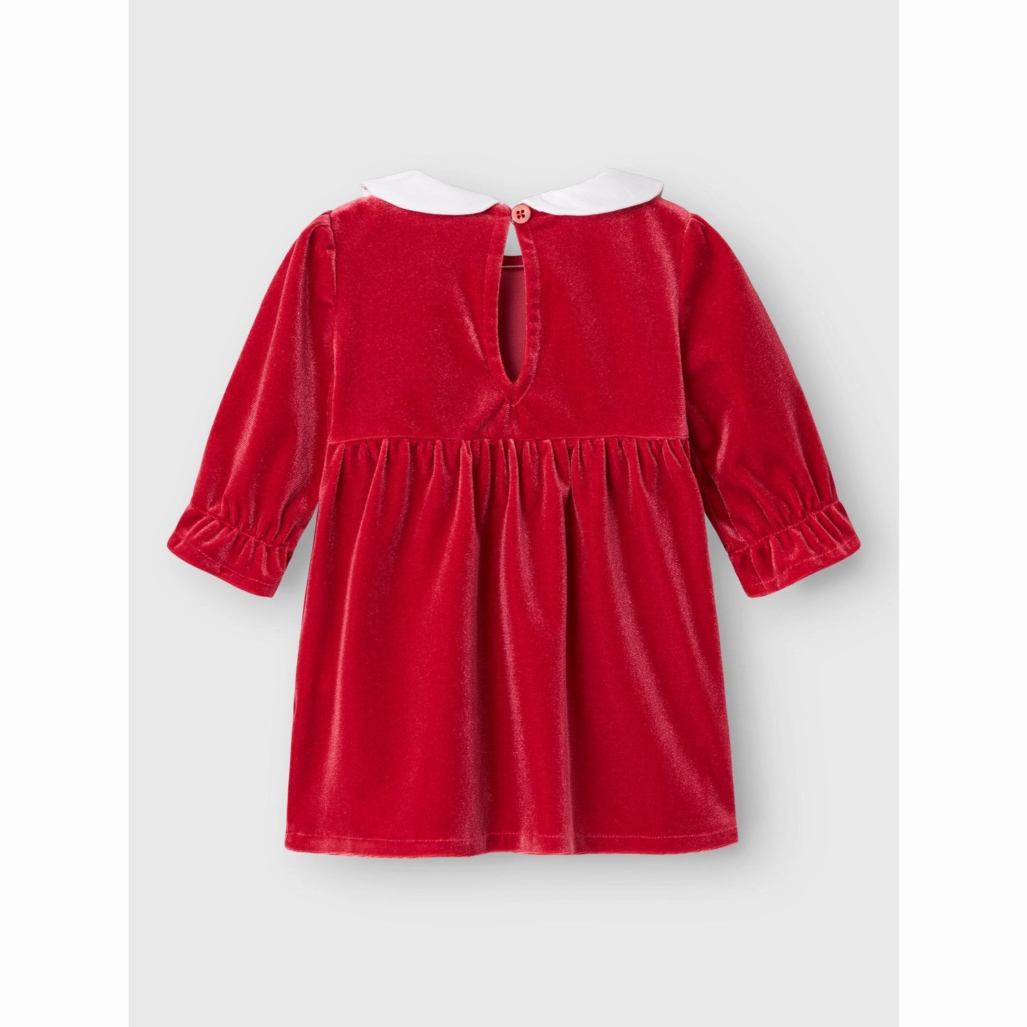 Name It Jester Red Rinna Velour Dress Street Edge Love Soft