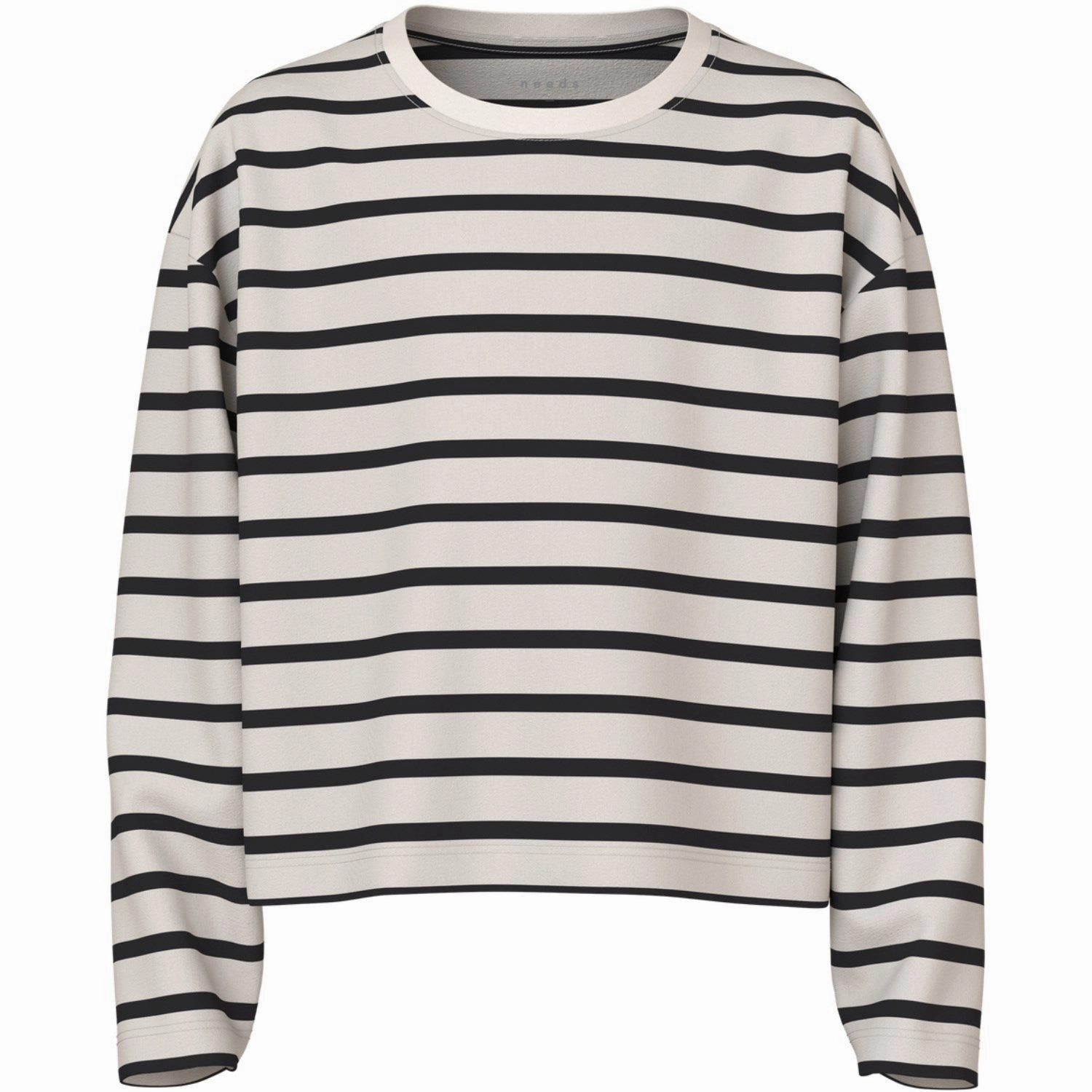 Modern Appeal Name It Jet Stream Black Vita Short Blouse