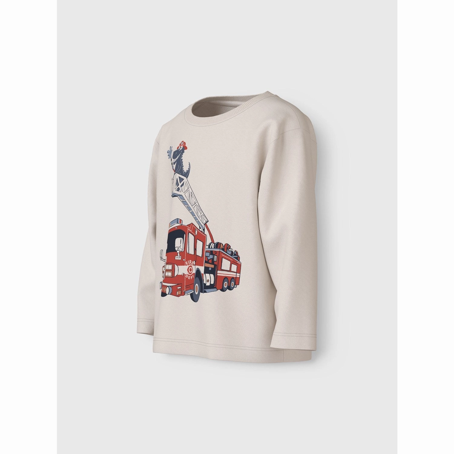 Structured Collar Name It Jet Stream Fire Truck Victor Blouse