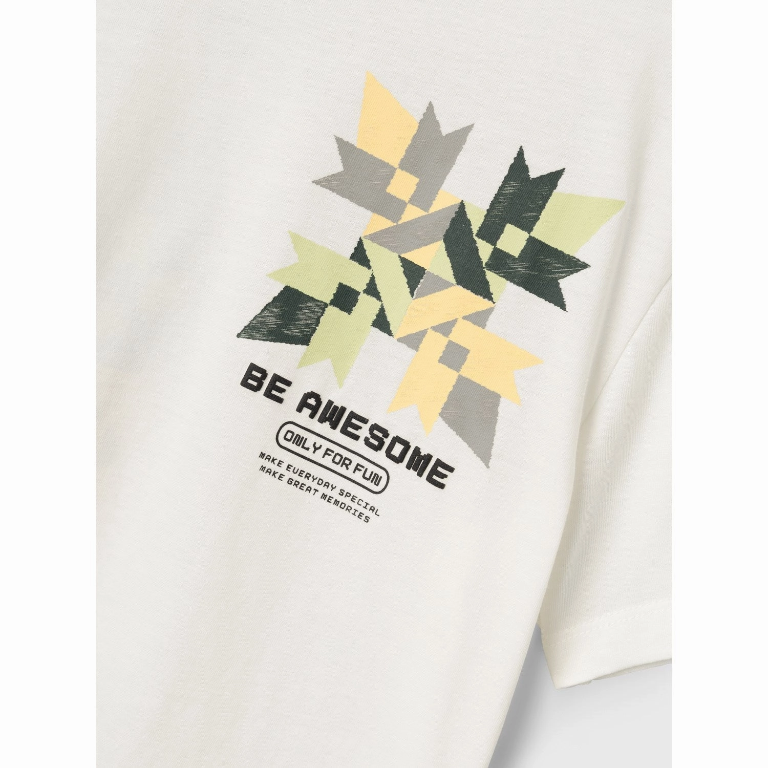 Regular fit normality SlimFitDesign Name It Jet Stream Karaffel Loose T-Shirt