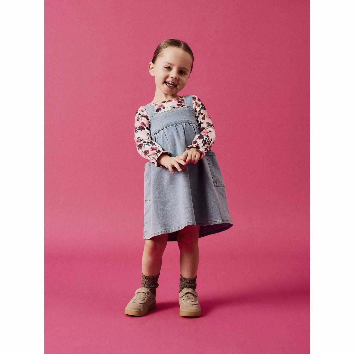 Name It Jet Stream Lalou Blouse Contrast Stitch