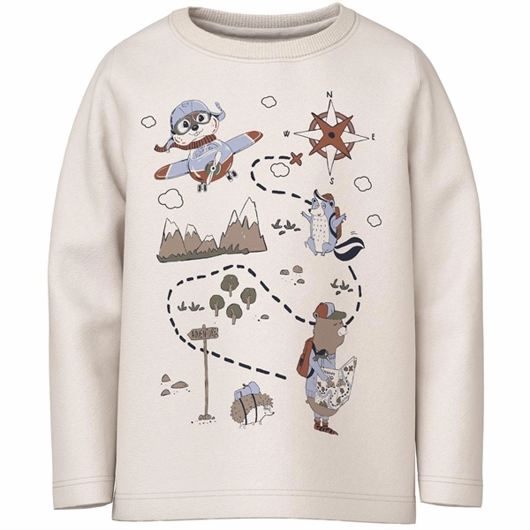 Name it Jet Stream Map Vux Blouse Country Escape