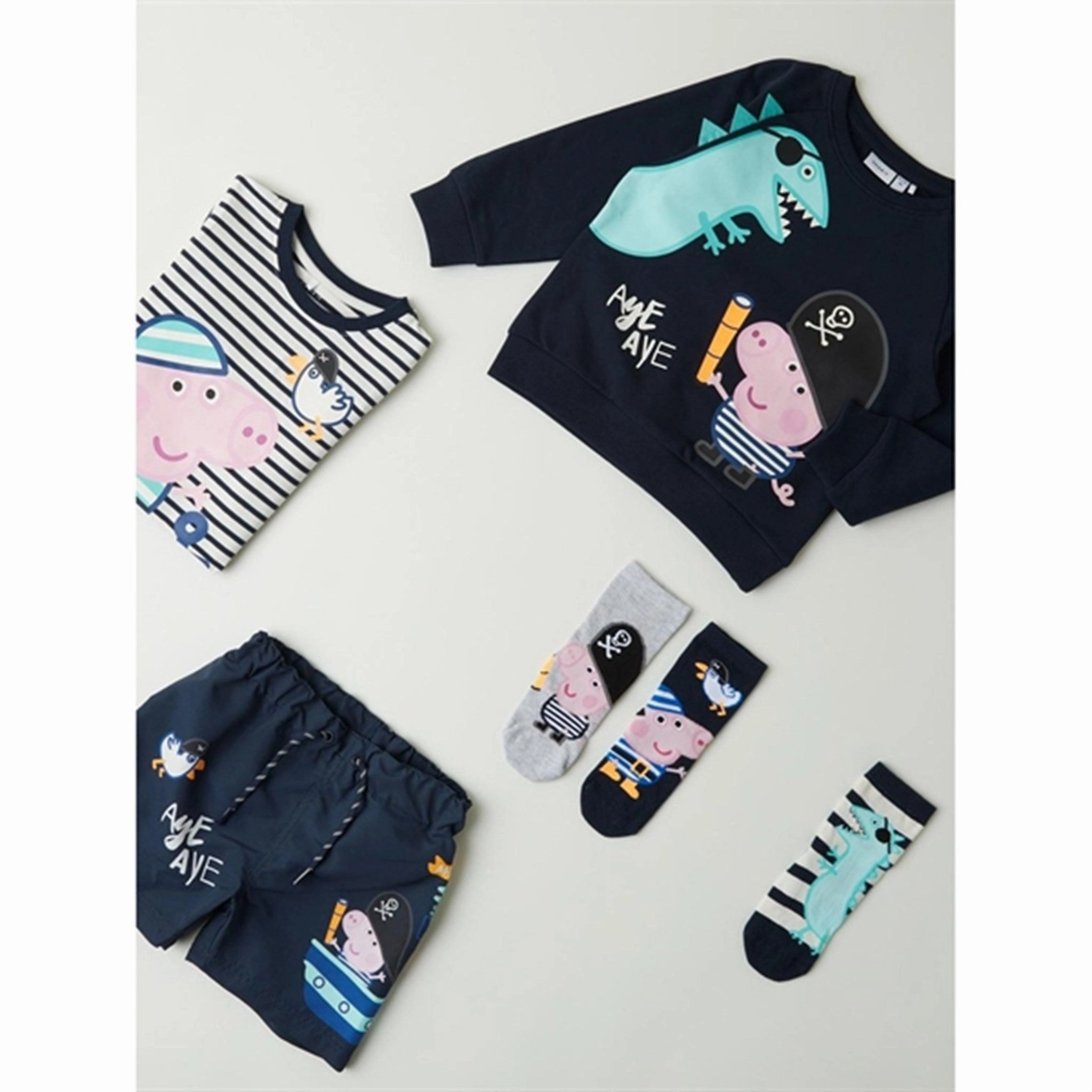 Name it Jet Stream Mister Peppa Pig Blouse Functional Wear Durable Construction