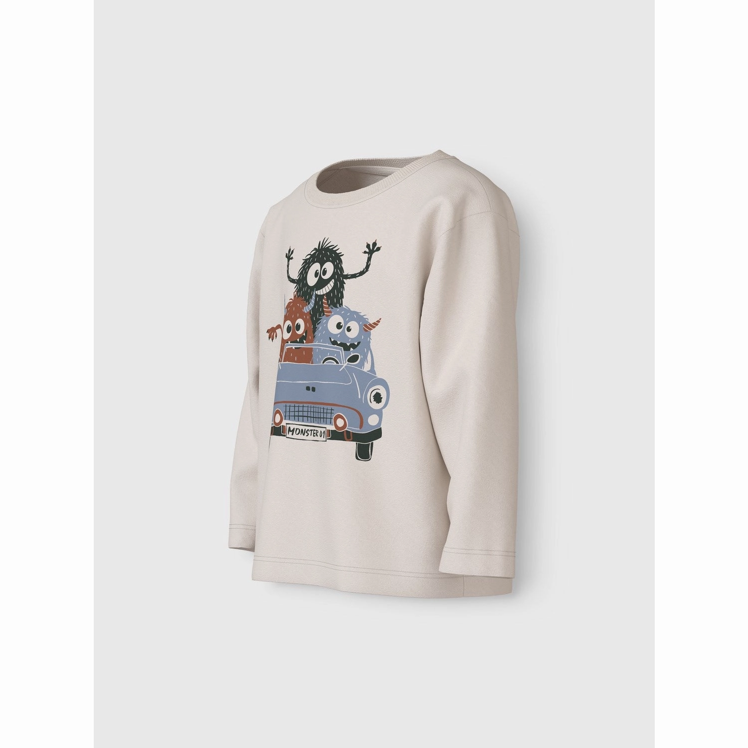 Casual Wear Name It Jet Stream Monsters In Car Vagno Loose Blouse