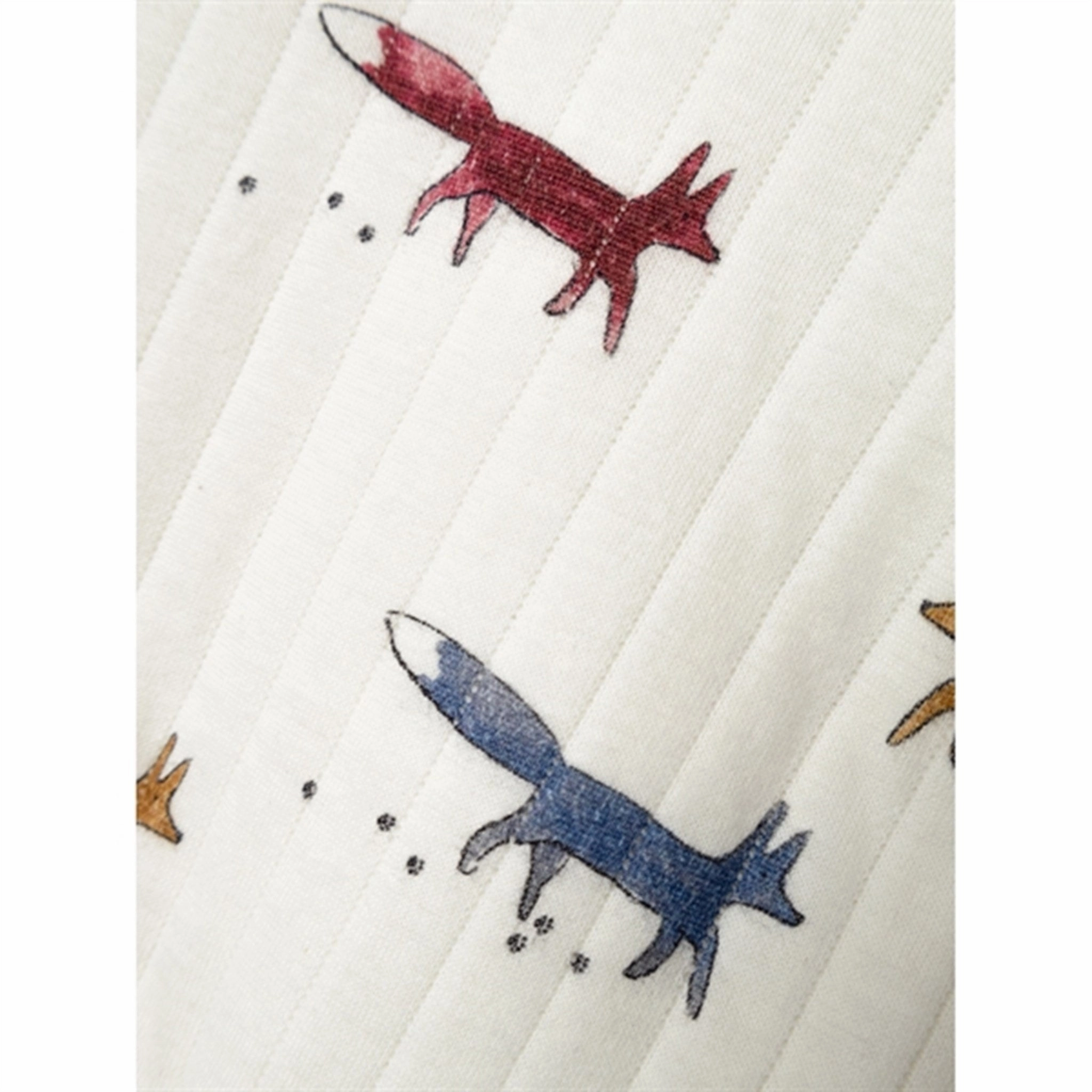 Name it Jet Stream Rolin Quilted Blouse Micro Perforated Texture Reinforced Side Vents