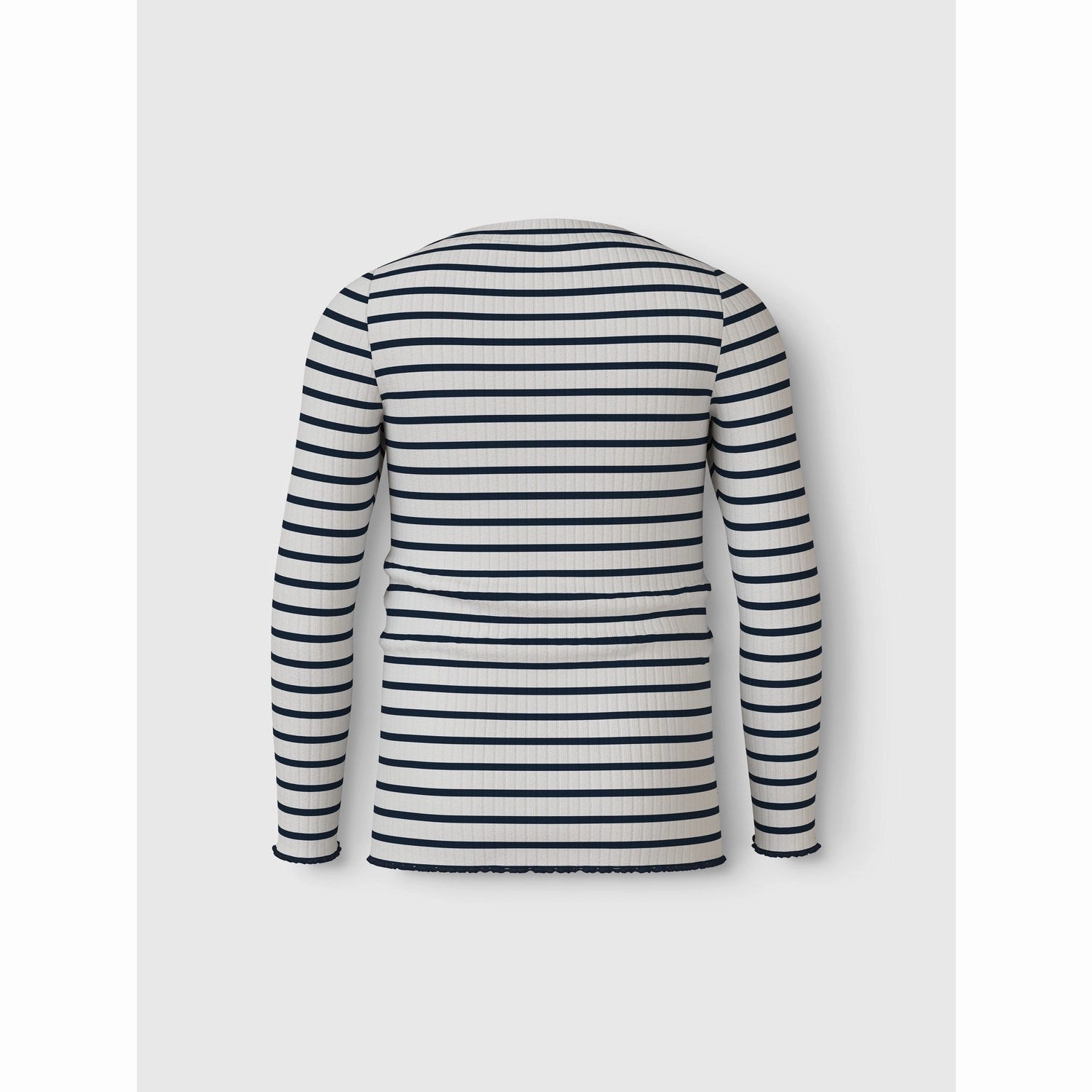 Name It Jet Stream Vemma Slim Blouse Clean Edge Trim Graphic Art