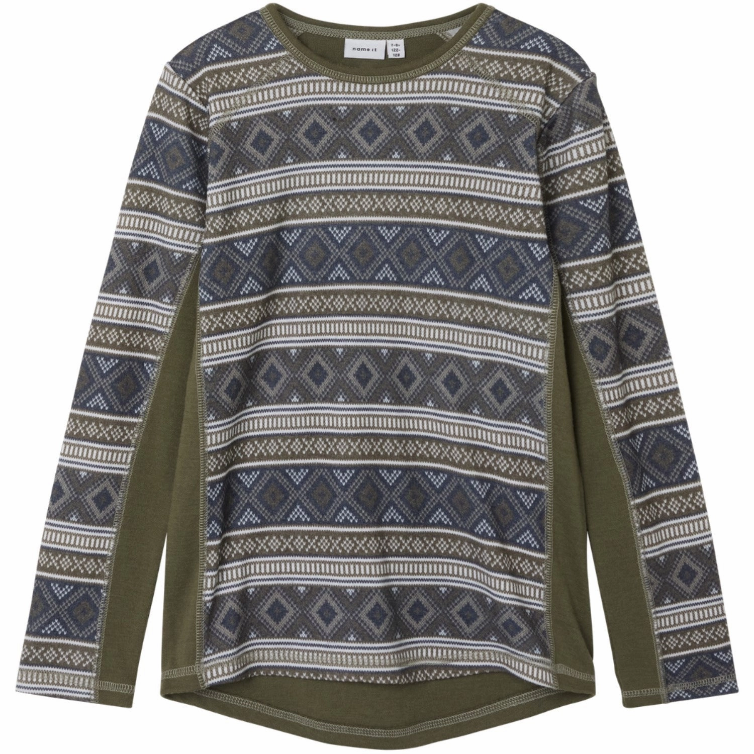 Name It Kalamata Iceland Nkmwillto Wool Ls Top Vibrant Colors Lightweight Material