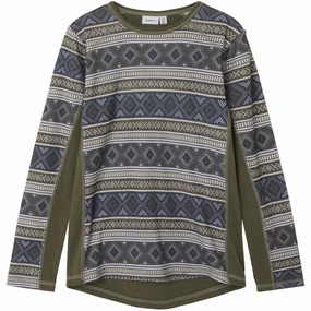 Name It Kalamata Iceland Nkmwillto Wool Ls Top Vibrant Colors Lightweight Material