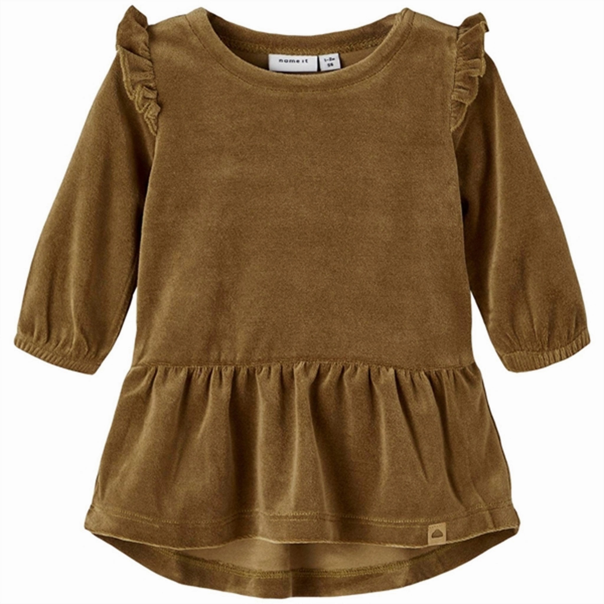 Pastel Sky New York Name it Kangaroo Linna Velour Dress