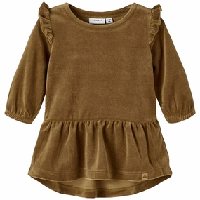 Pastel Sky New York Name it Kangaroo Linna Velour Dress