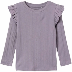 Plaid Design Name it Lavender Gray Lanna Blouse