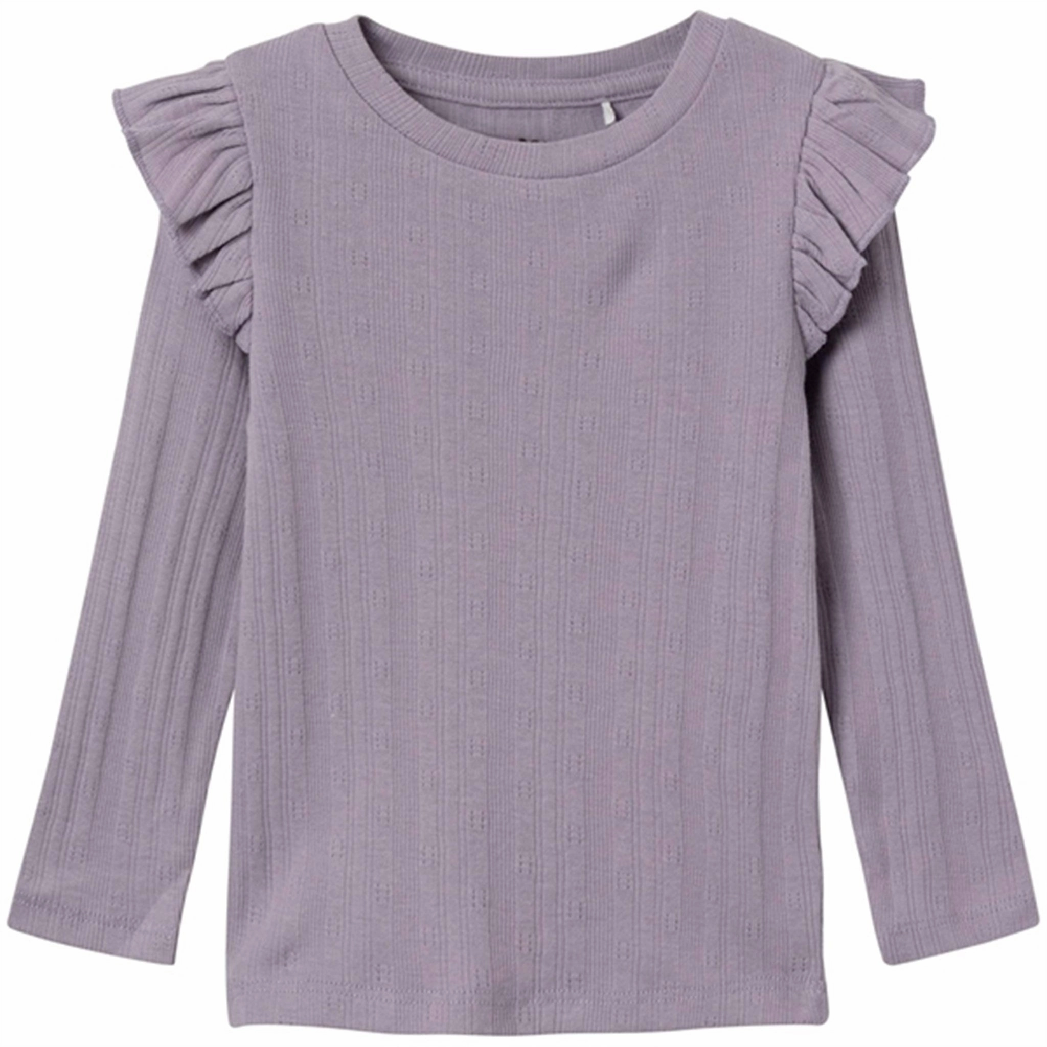 Plaid Design Name it Lavender Gray Lanna Blouse