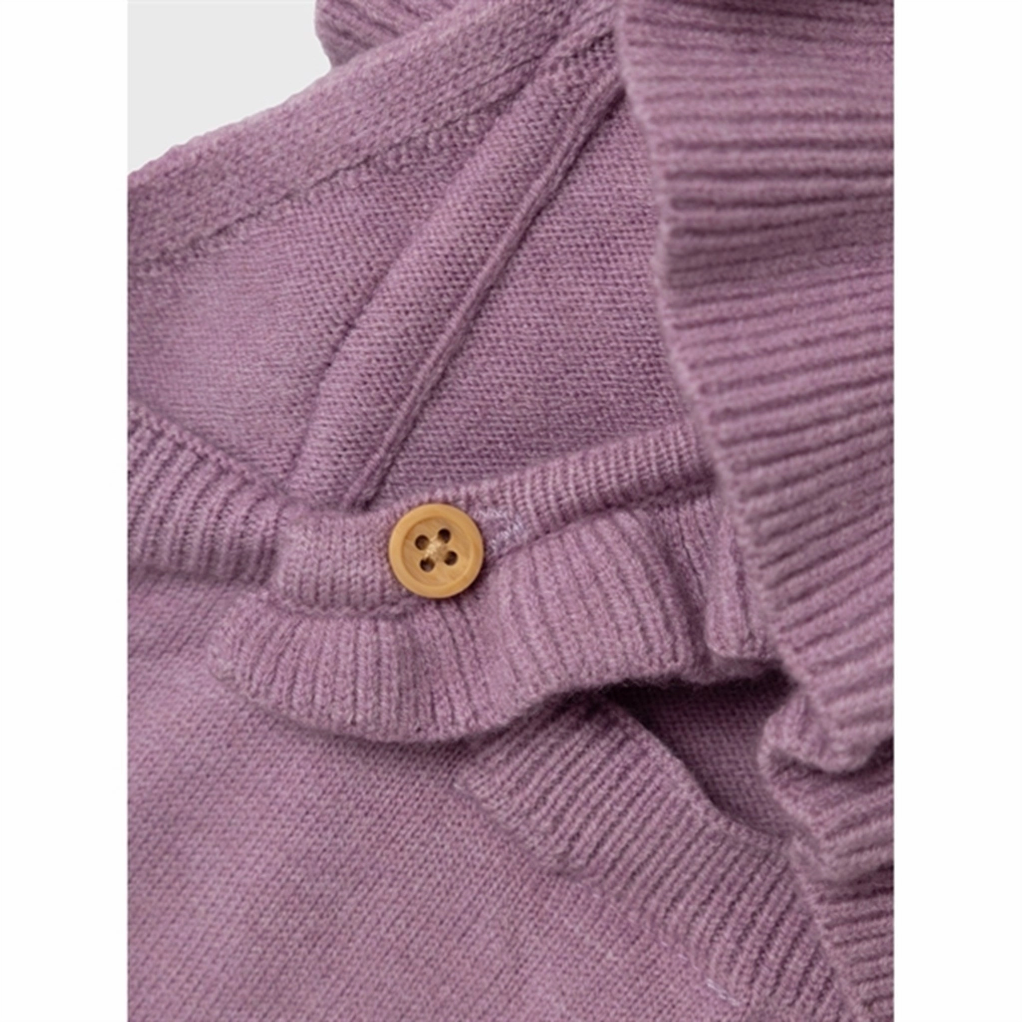 Name it Lavender Mist Remille Knit Overall Night Flexible Lightweight Holiday