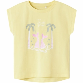 Sustainable Weekend Essential Name It Lemon Meringue Friends Violet Capsl T-Shirt