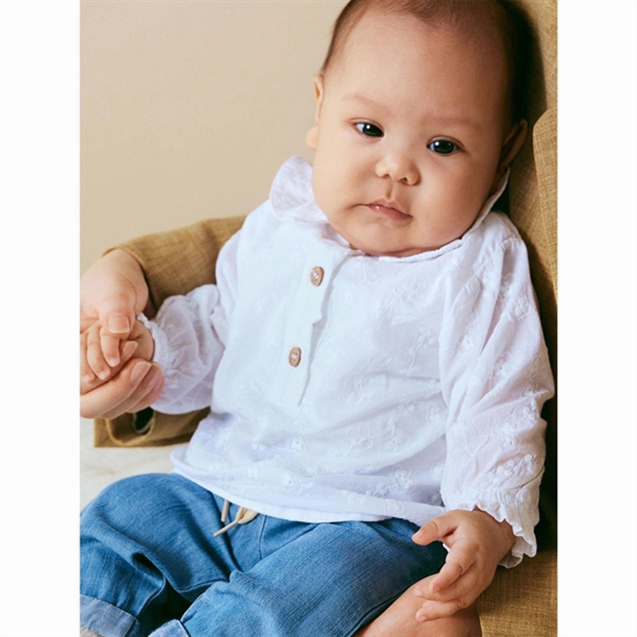 Breathable Work Meeting Relaxed Style Name it Light Blue Denim Bella Baggy Jeans