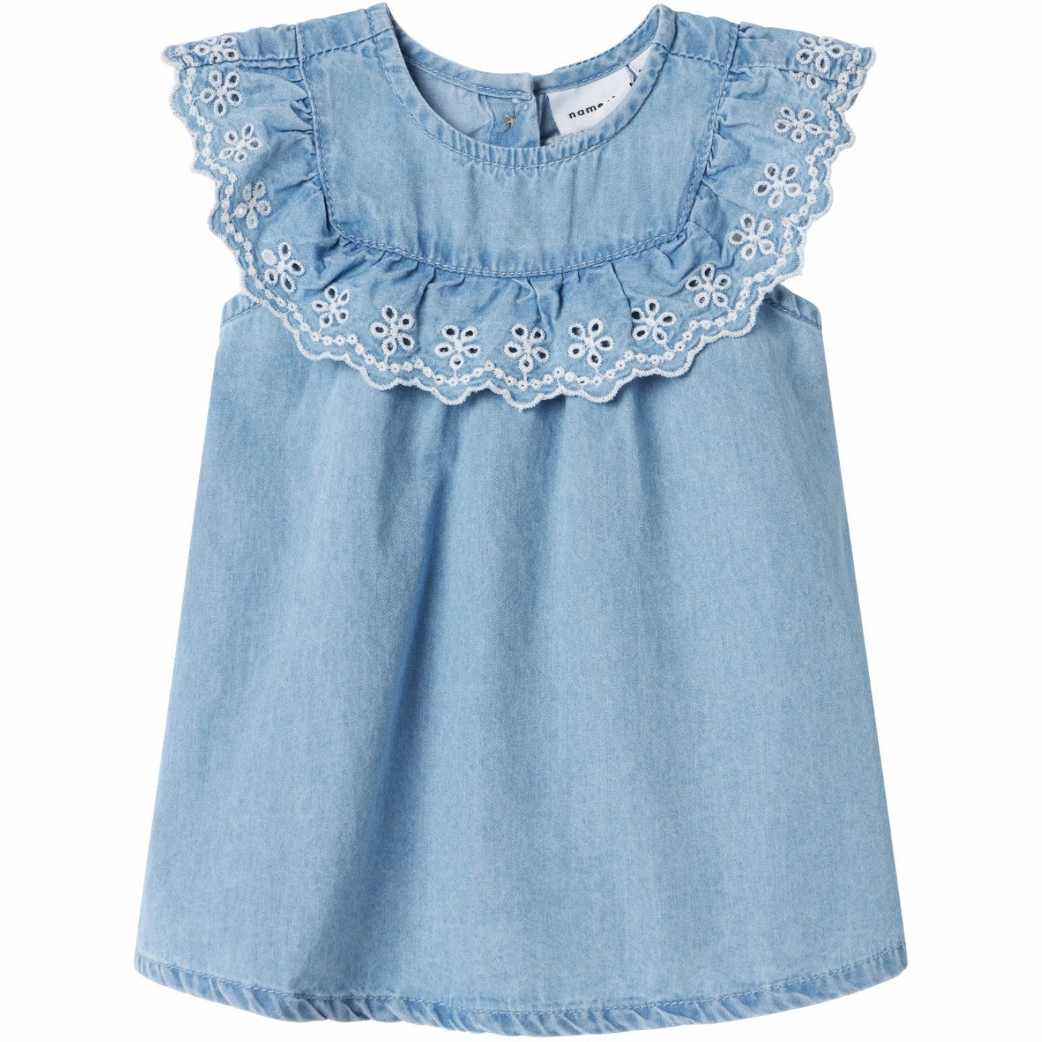 Name It Light Blue Denim Hera Denim Dress Silky Form Smart Piece
