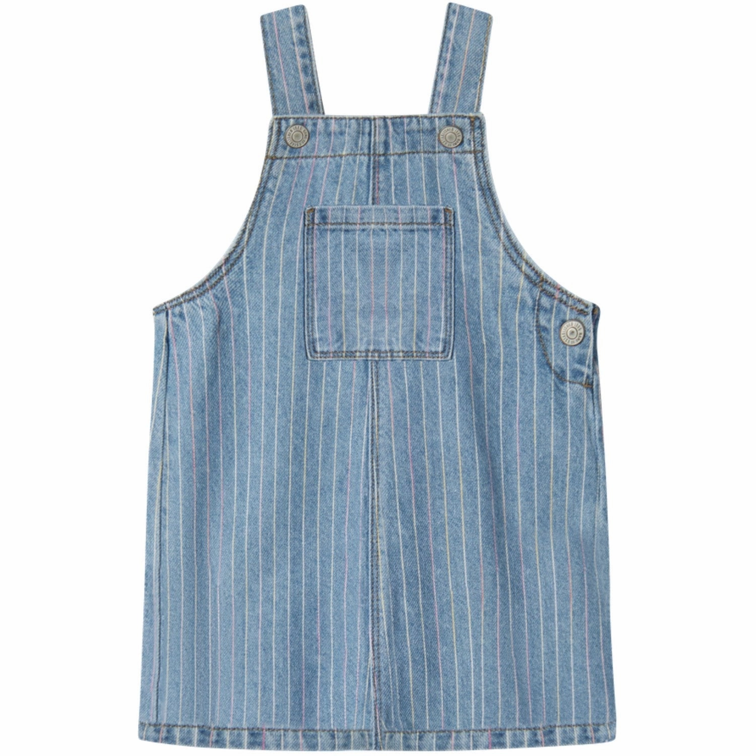 Name It Light Blue Denim Multi Macie Stripe Denim Spencer Dress Daily Style Vibrant Design