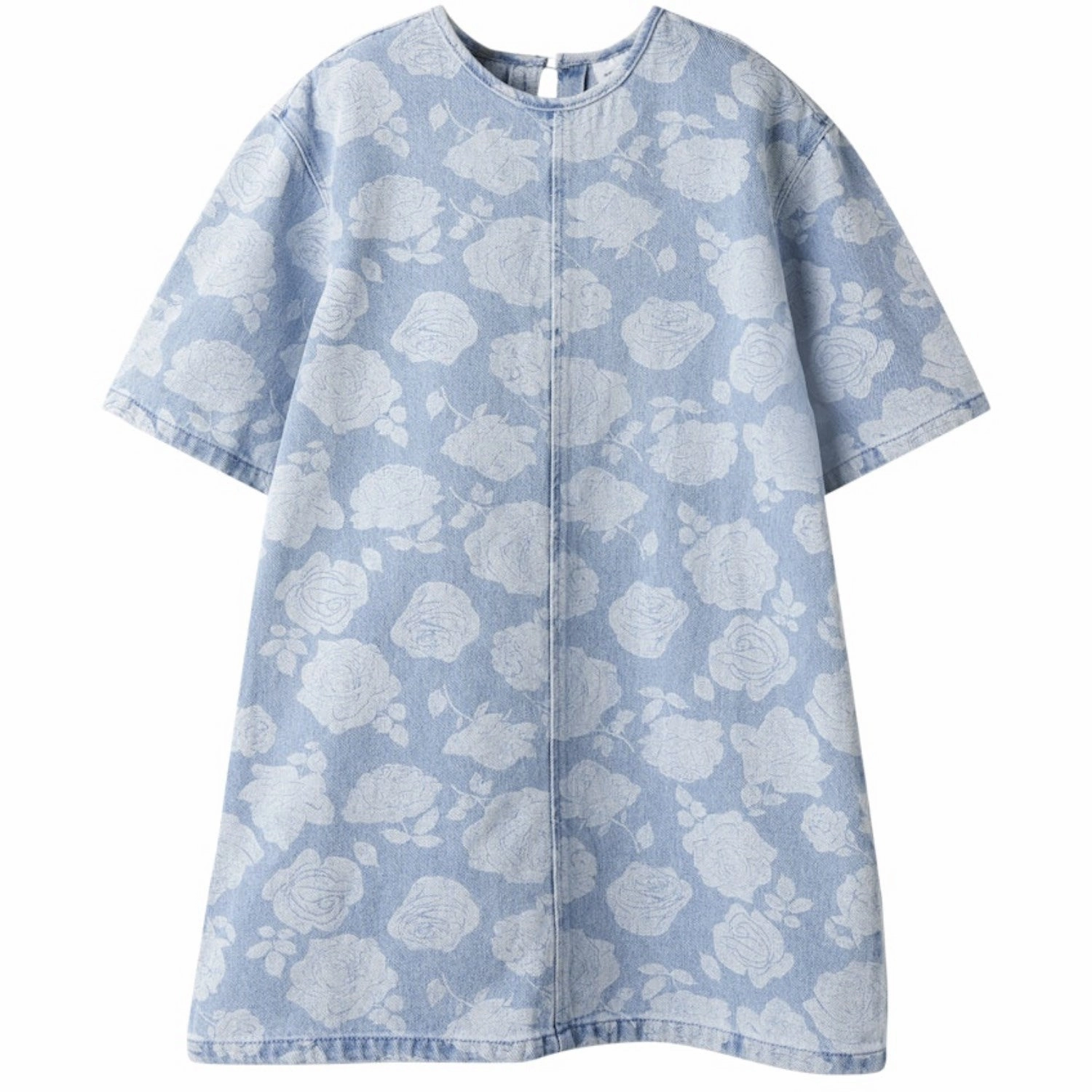 Date-Night Name It Light Blue Denim Nkfsilla Dnm Ss Dress 2121-Za H