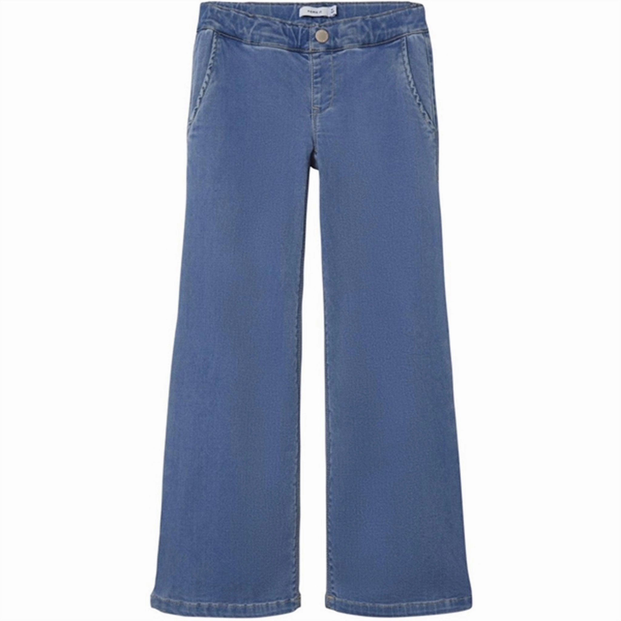 Functional Style Season Ready Name it Light Blue Denim Salli Wide Jeans Noos