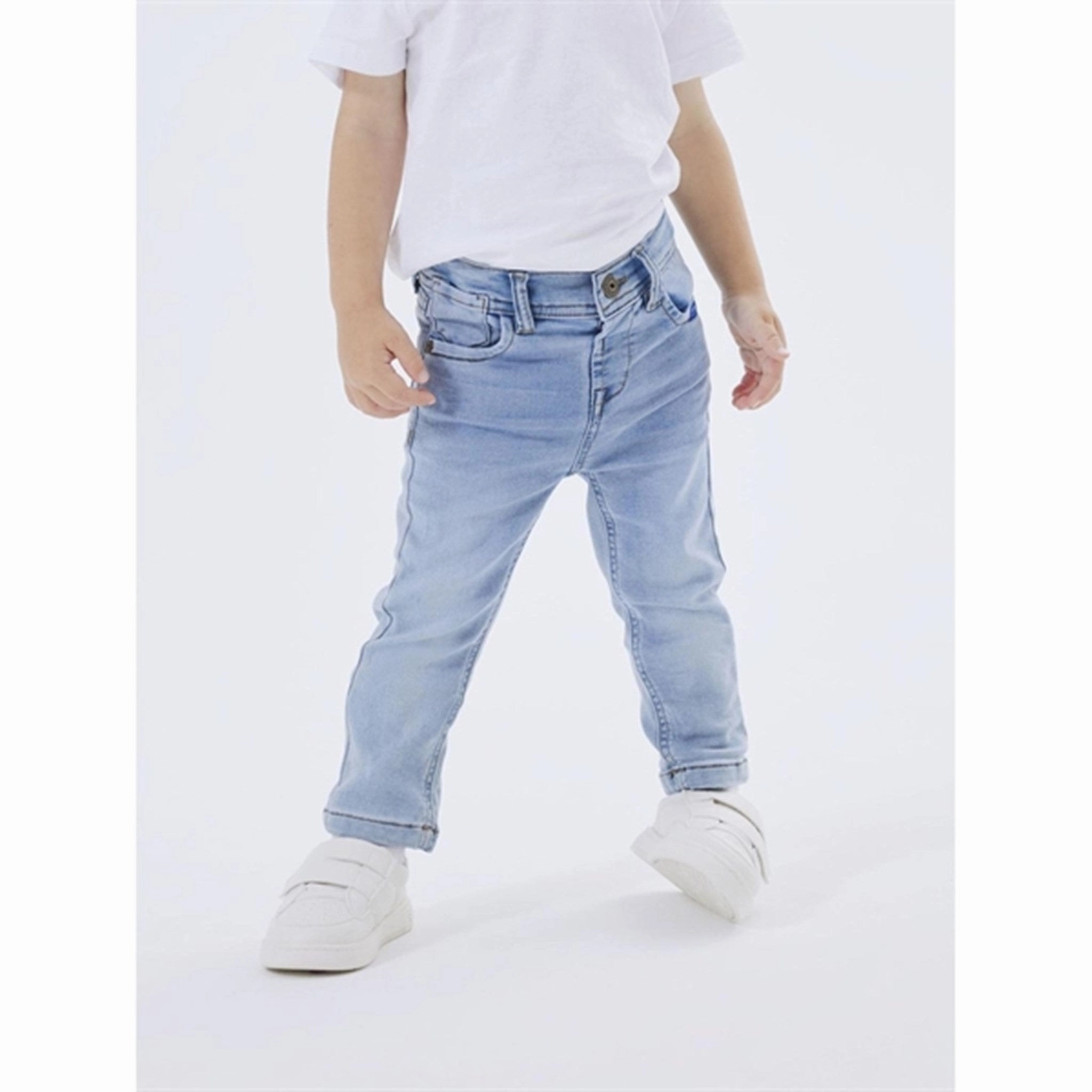 Tear Resistant Denim Name it Light Blue Denim Silas Slim Sweat Jeans Noos