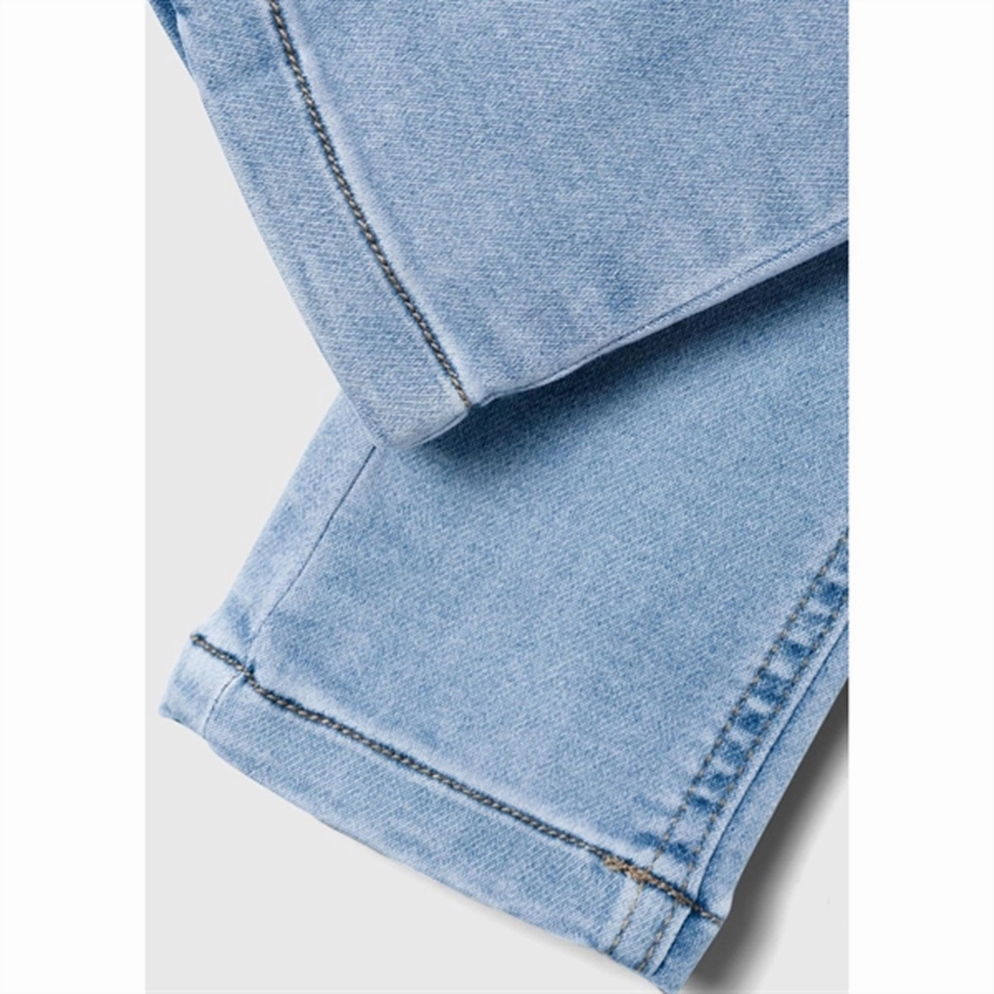 Name it Light Blue Denim Silas Slim Sweat Jeans Noos Stone Wash Finish