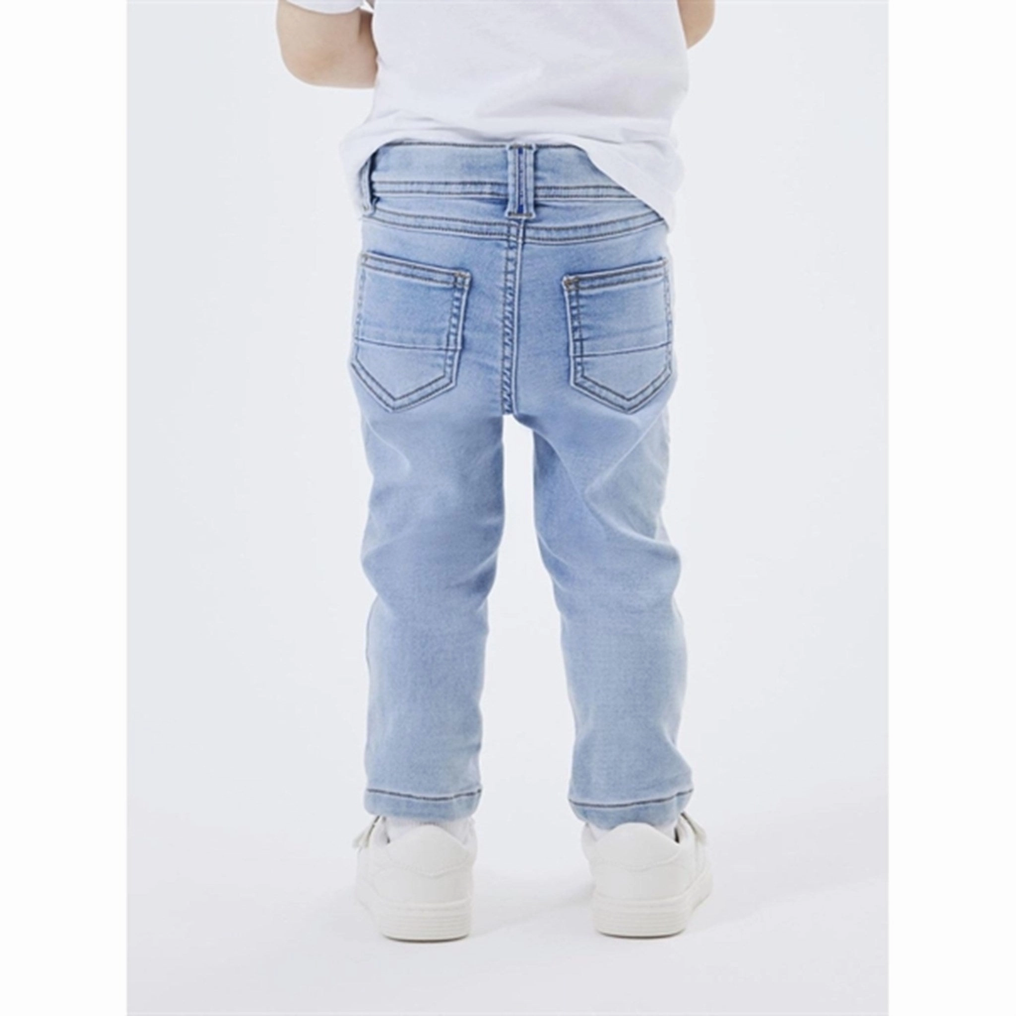 Name it Light Blue Denim Silas Slim Sweat Jeans Noos elastic waistband