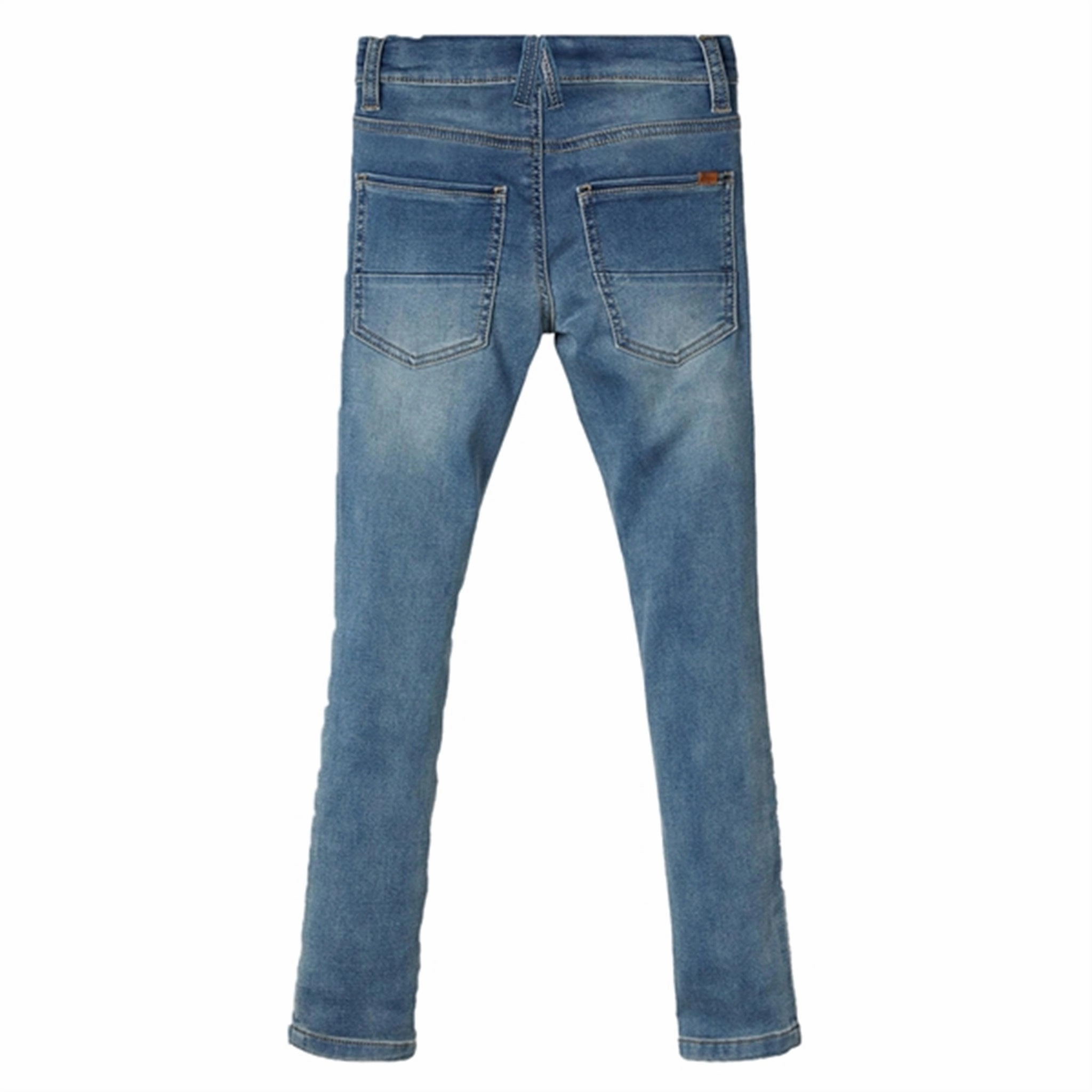 Name it Light Blue Denim Theo Slim Jeans Noos Timeless Wear Textured Party Look Soft