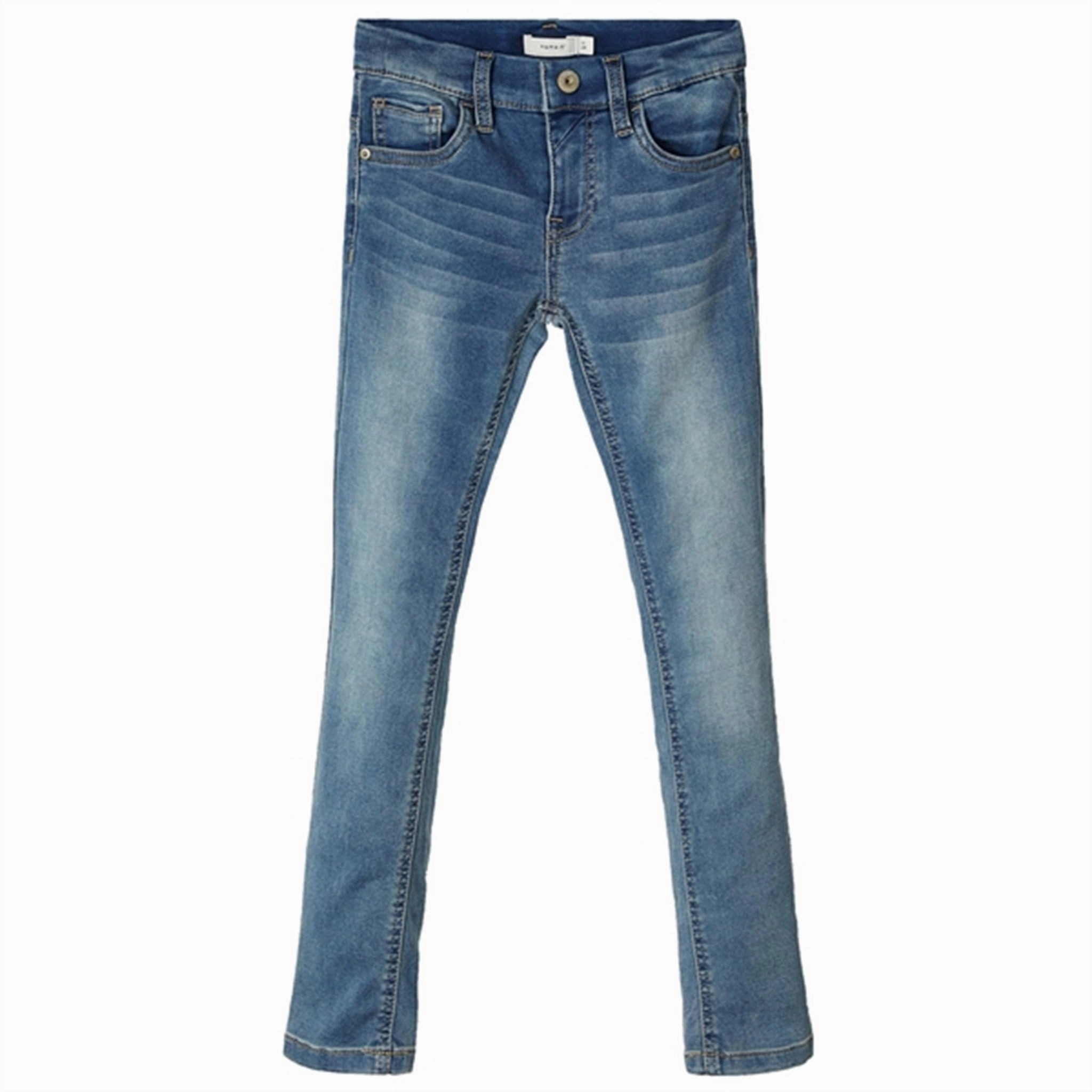 Name it Light Blue Denim Theo Slim Jeans Noos Secure Closure System Lightwear Option