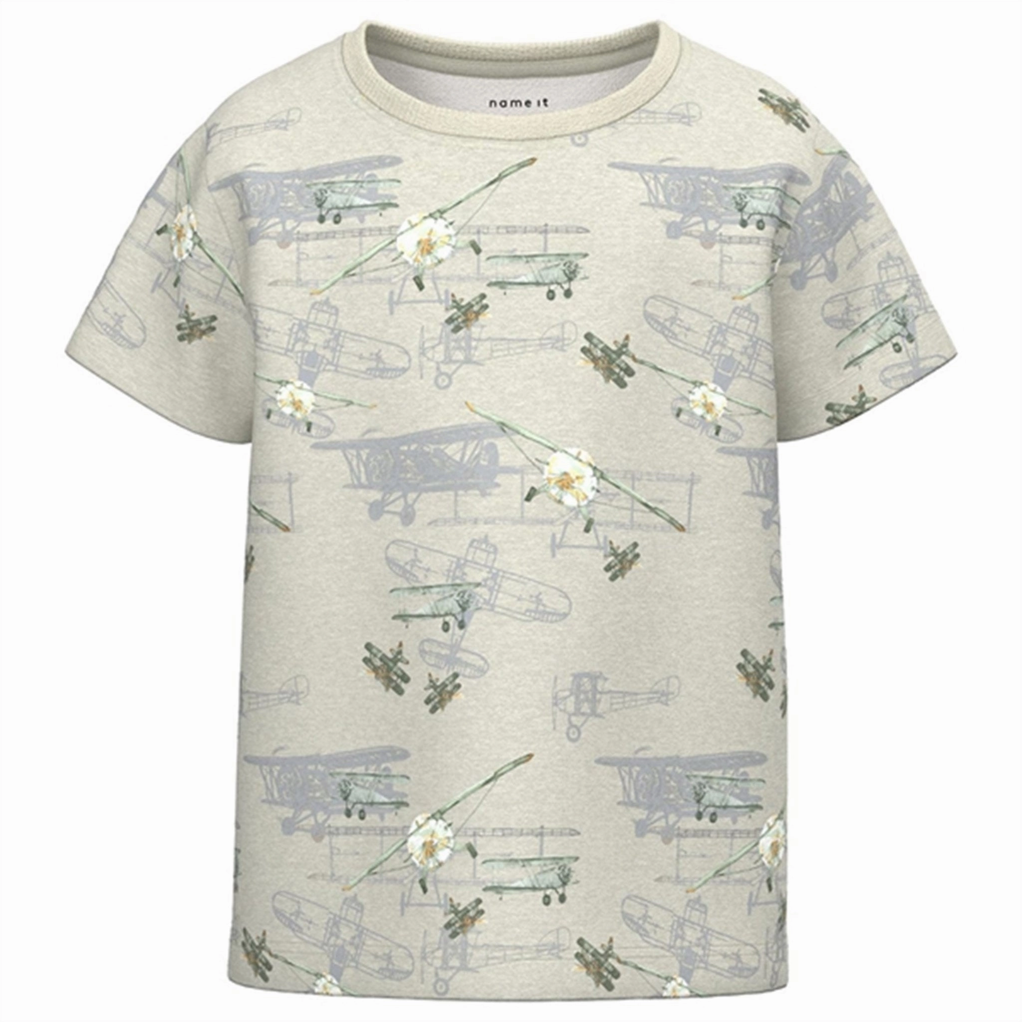 Smart Outfit Classic Look Name it Light Grey Melange Haktor T-Shirt