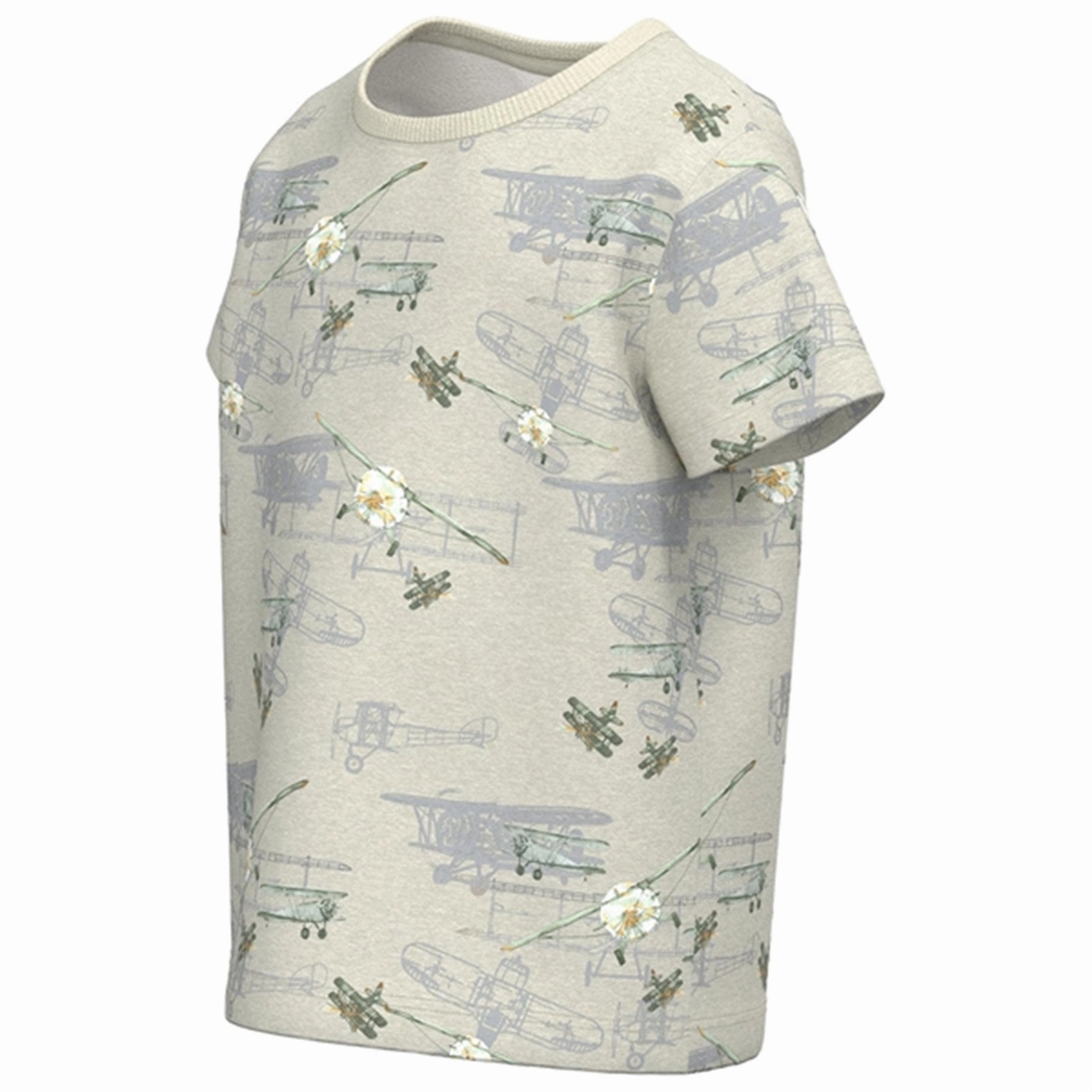 Name it Light Grey Melange Haktor T-Shirt Playful Prints
