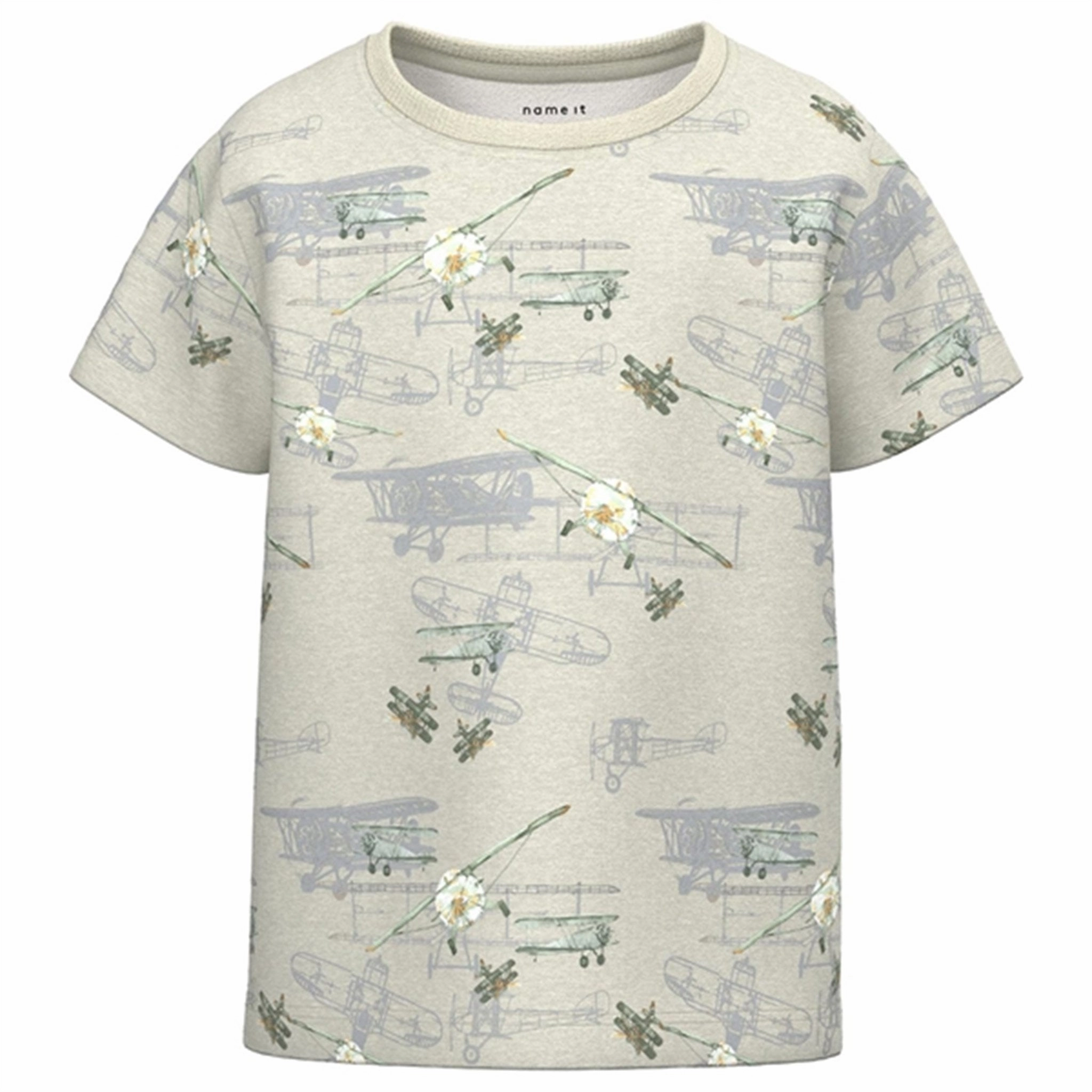 Unisex style Name it Light Grey Melange Haktor T-Shirt