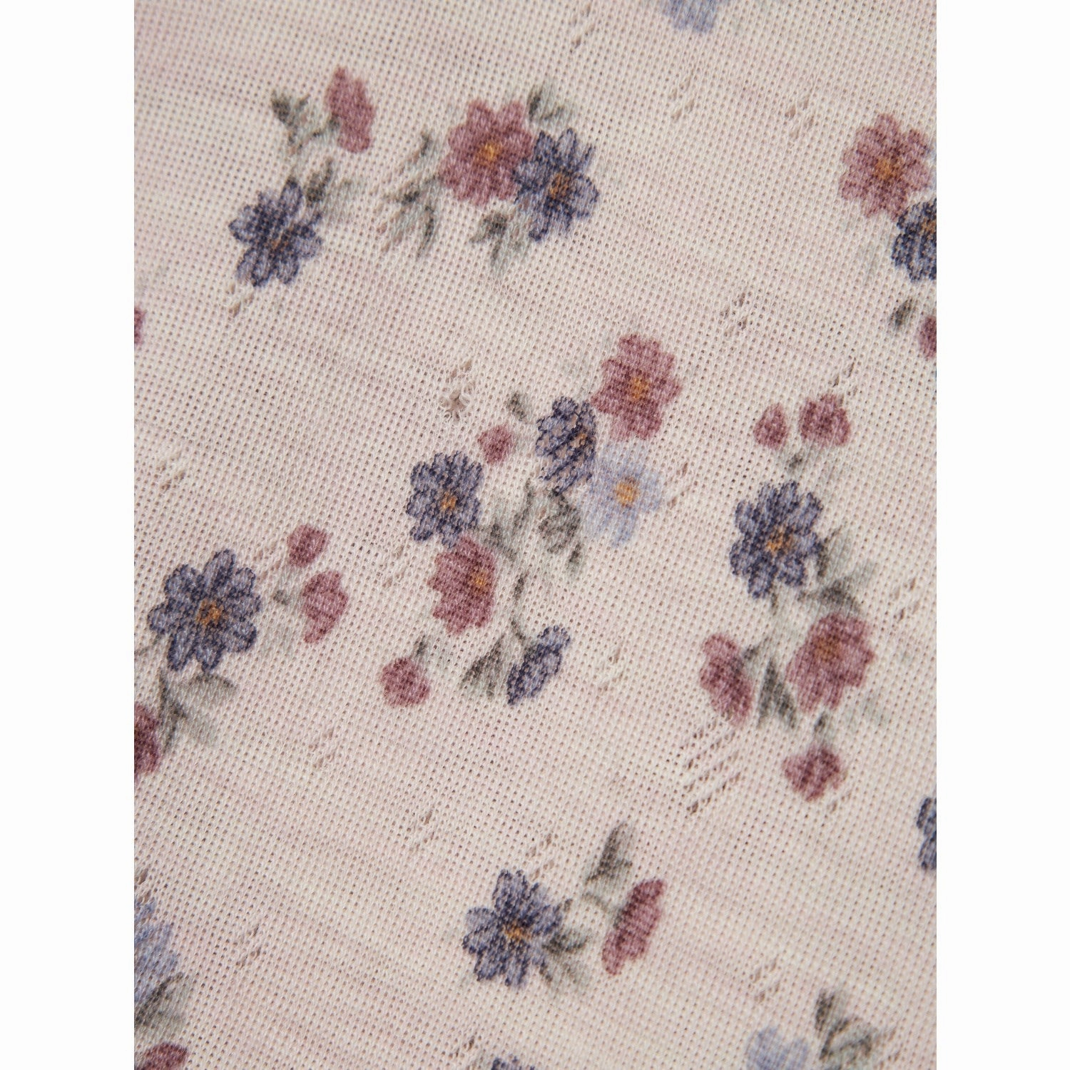 Split hem Tropical theme Name It Lilac Ash Wang Wool Needle Blouse