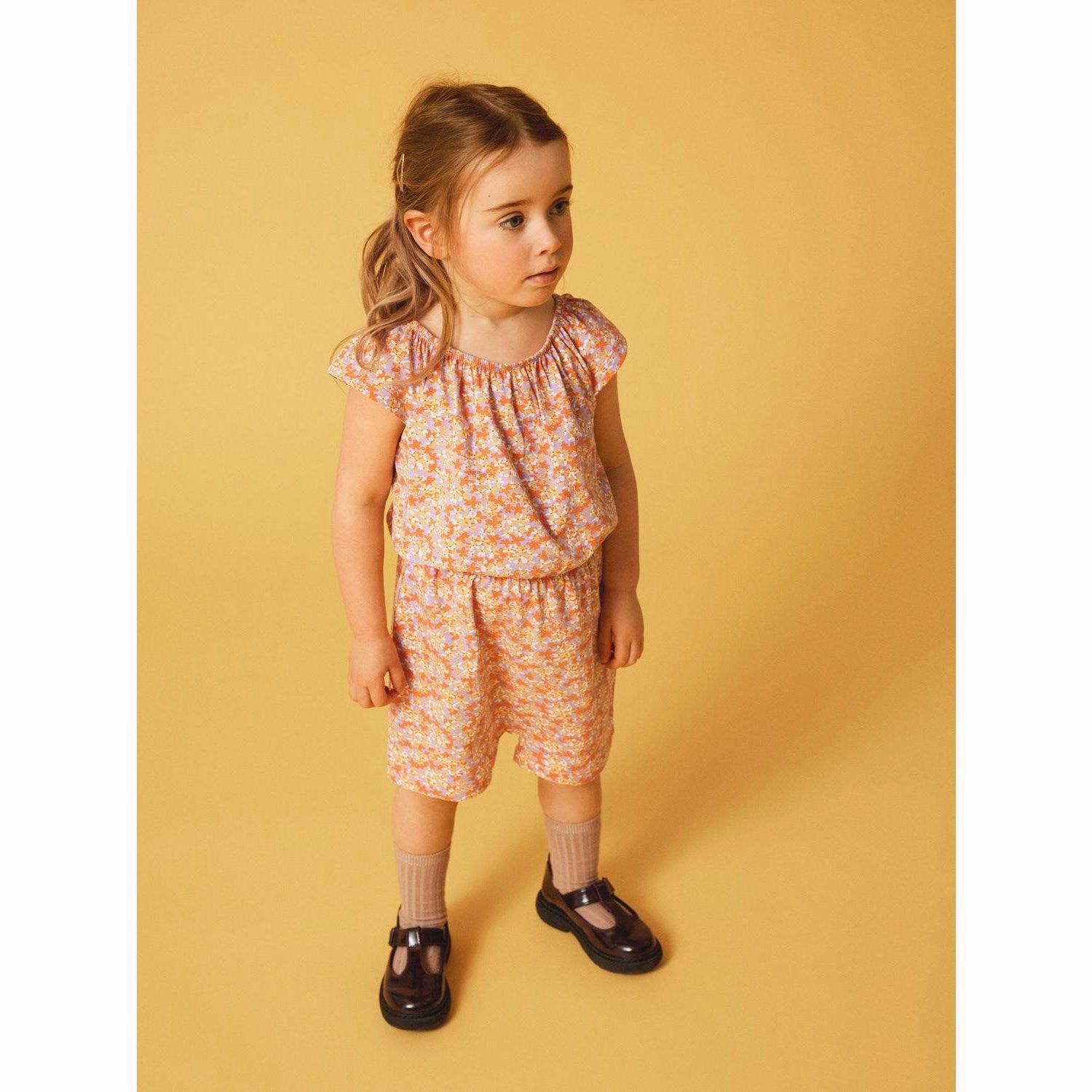 Delicate Tone Drawstring-Waist Name It Lilac Breeze Jinnia Dress