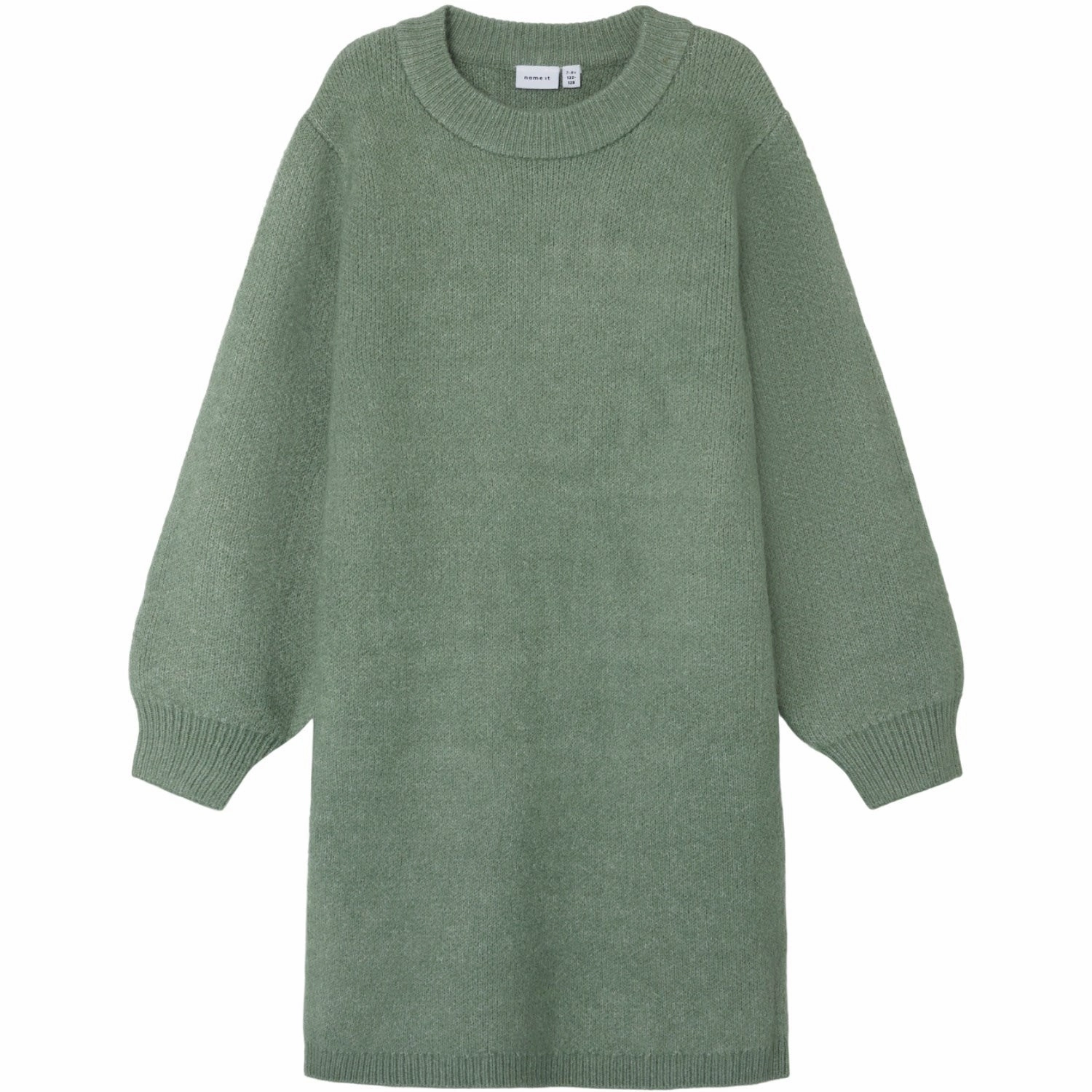 Name It Lily Pad Omarian Knit Dress colorfast Cozy Layer