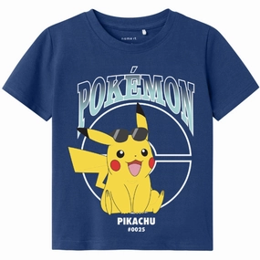 Name It Limoges Mahe Pokemon Regular T-Shirt Lightweight Weave Retro Style