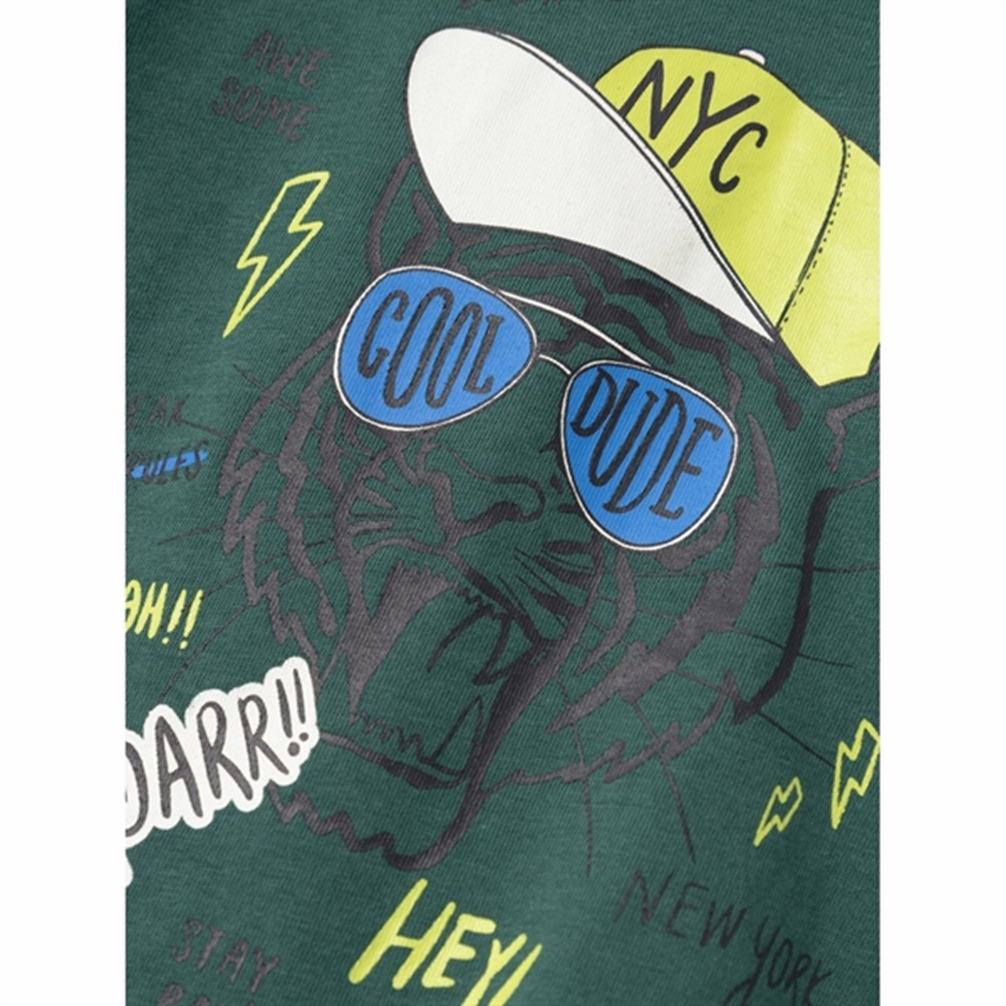 Comfy Top Weekend Outfit Name it Mallard Green Berte T-Shirt