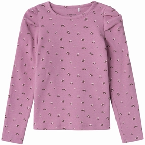 Name It Mauve Orchid Olinne Slim Blouse Camping Essential