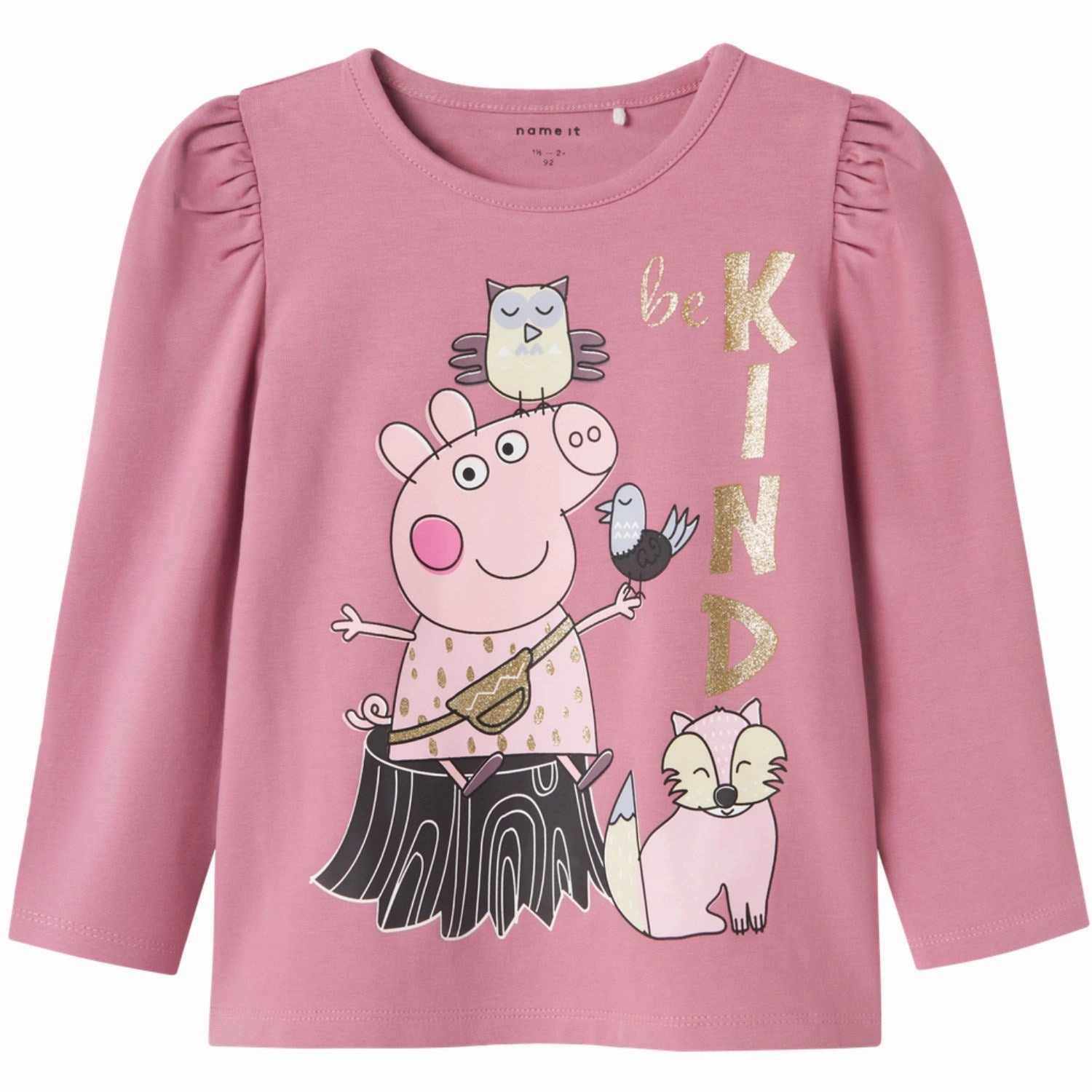 Minimalist Design Name It Mauve Orchid Orra Peppa Pig Blouse