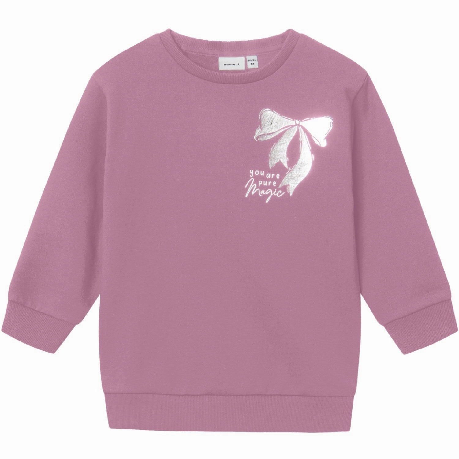 Name It Mauve Orchid Renata Regular Sweat Tunic Stretch Fit Technology Ergonomic Sleeve Cut