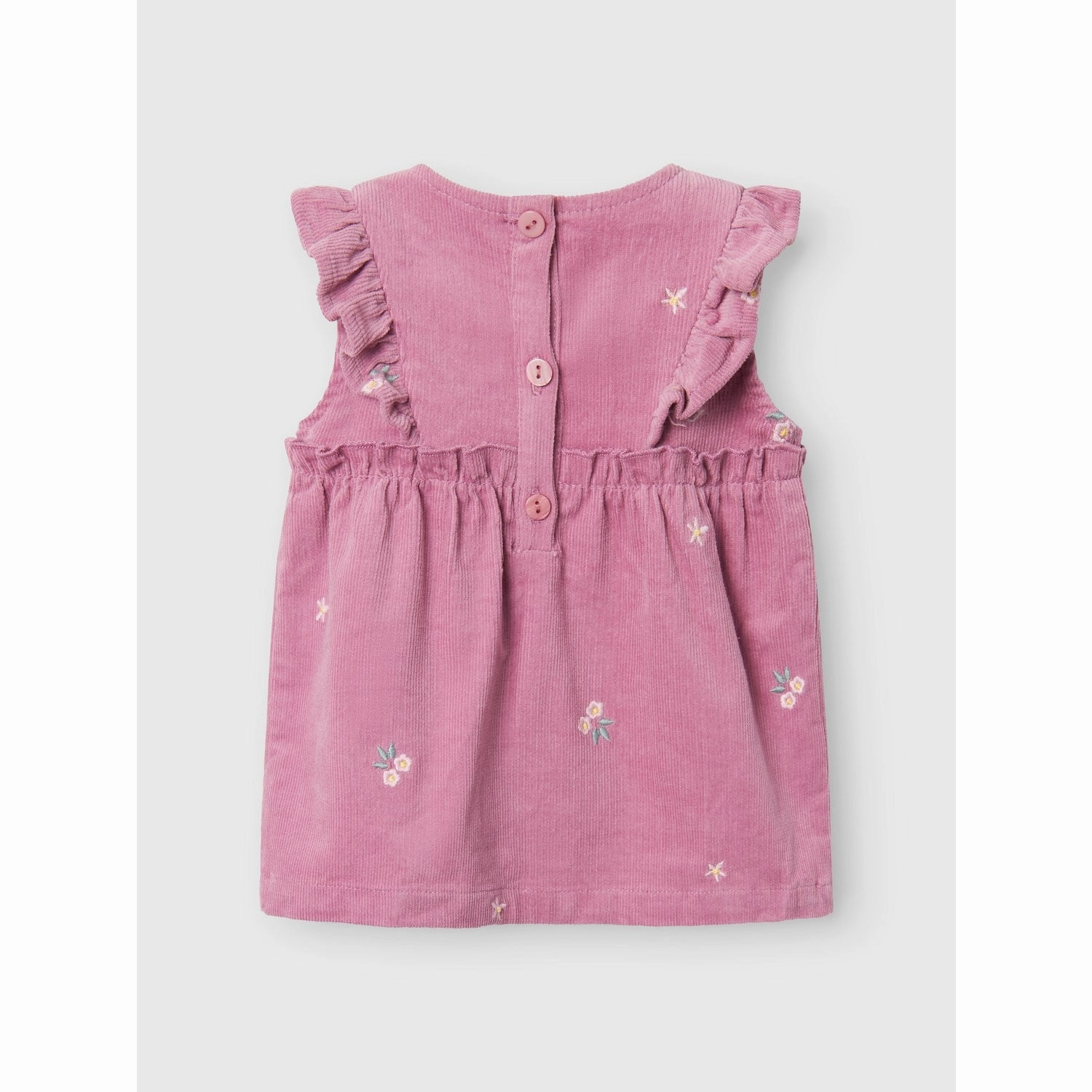 Name It Mauve Orchid Rina Corduroy Dress Boat-Neck Subtle Comfort