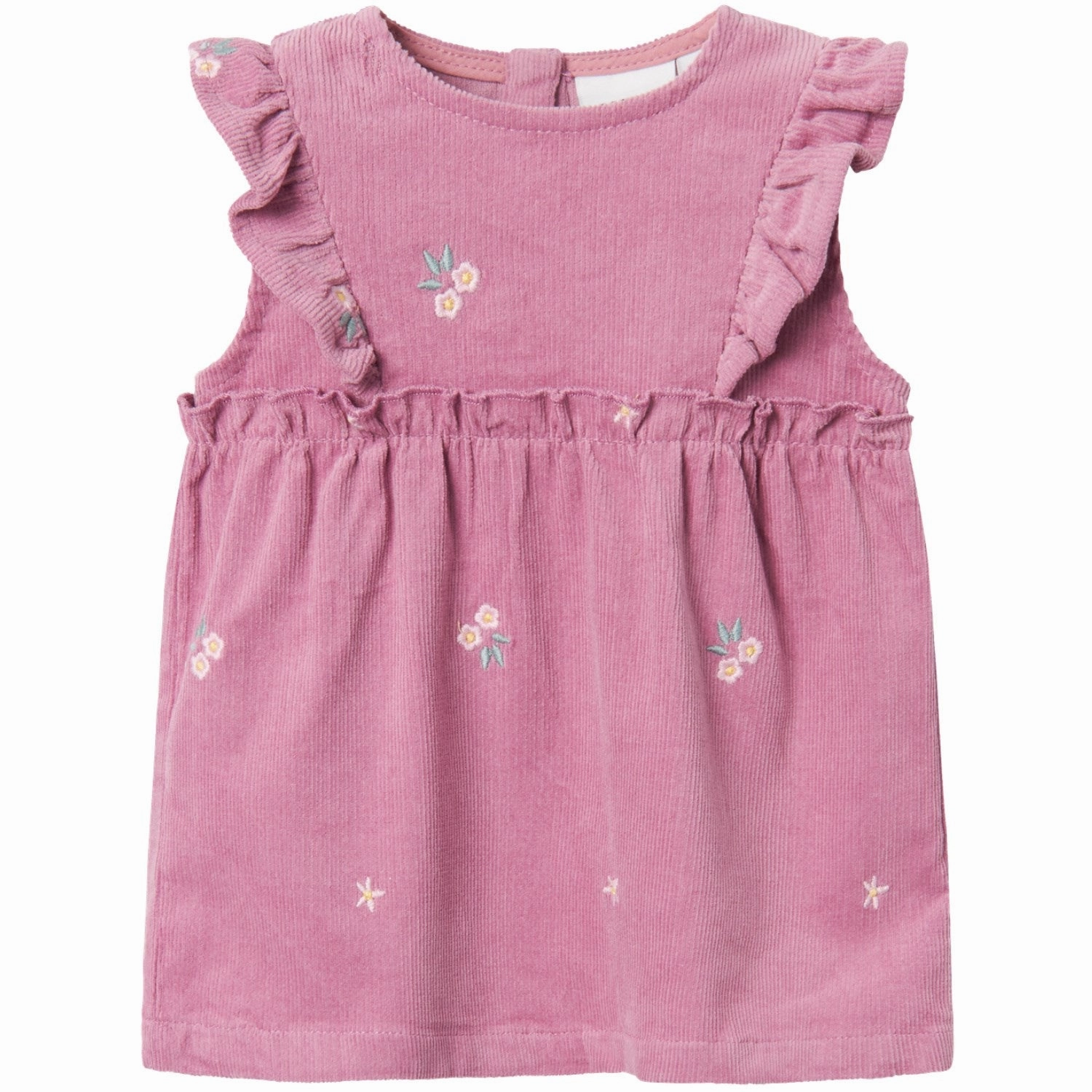 Chic Vibe City Style Name It Mauve Orchid Rina Corduroy Dress