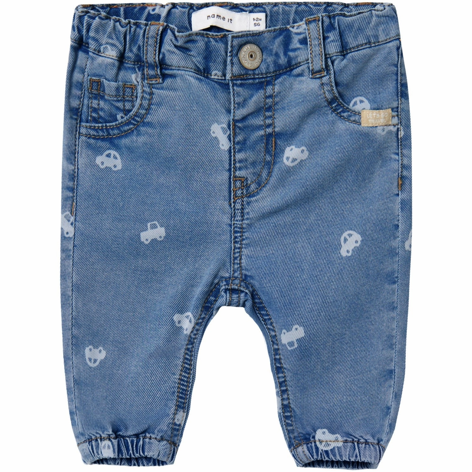 Name It Medium Blue Denim Ben Tapered AOP Jeans Popular Option